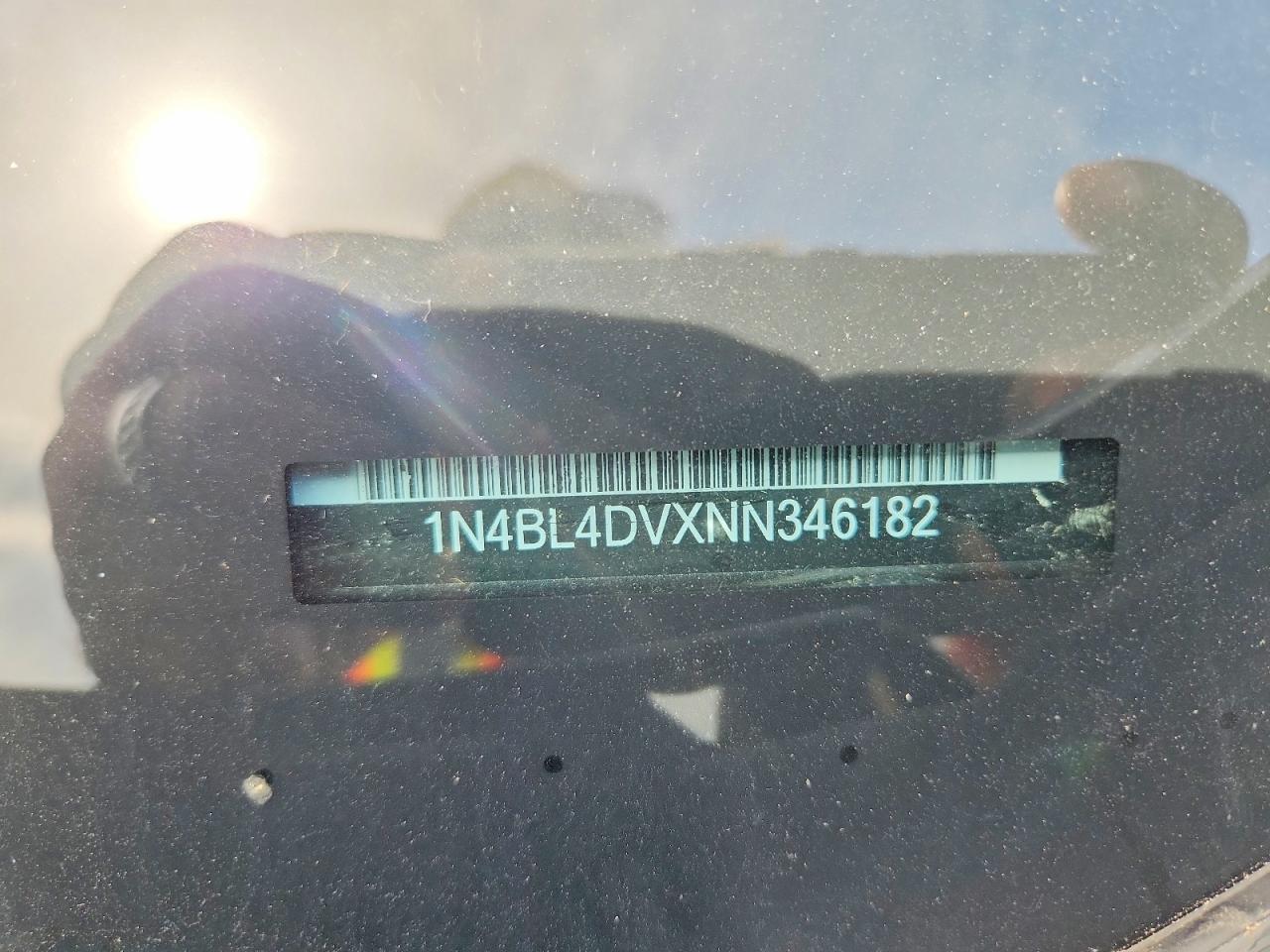 2022 Nissan Altima Sv Gray vin: 1N4BL4DVXNN346182