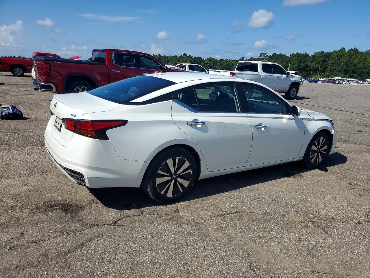 2022 Nissan Altima Sv Белый vin: 1N4BL4DVXNN367579