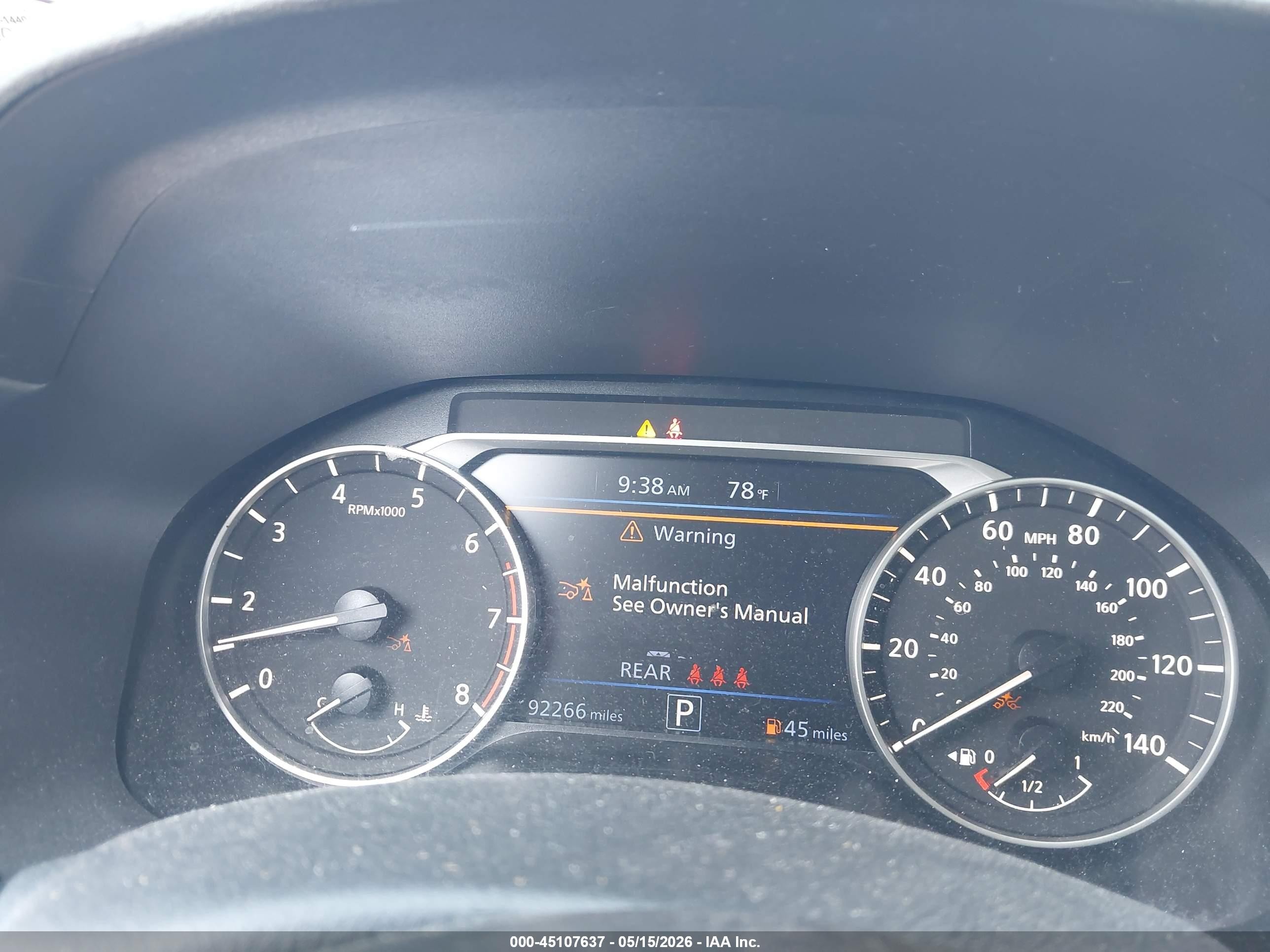 2023 Nissan Altima Sv Fwd Черный vin: 1N4BL4DVXPN371019