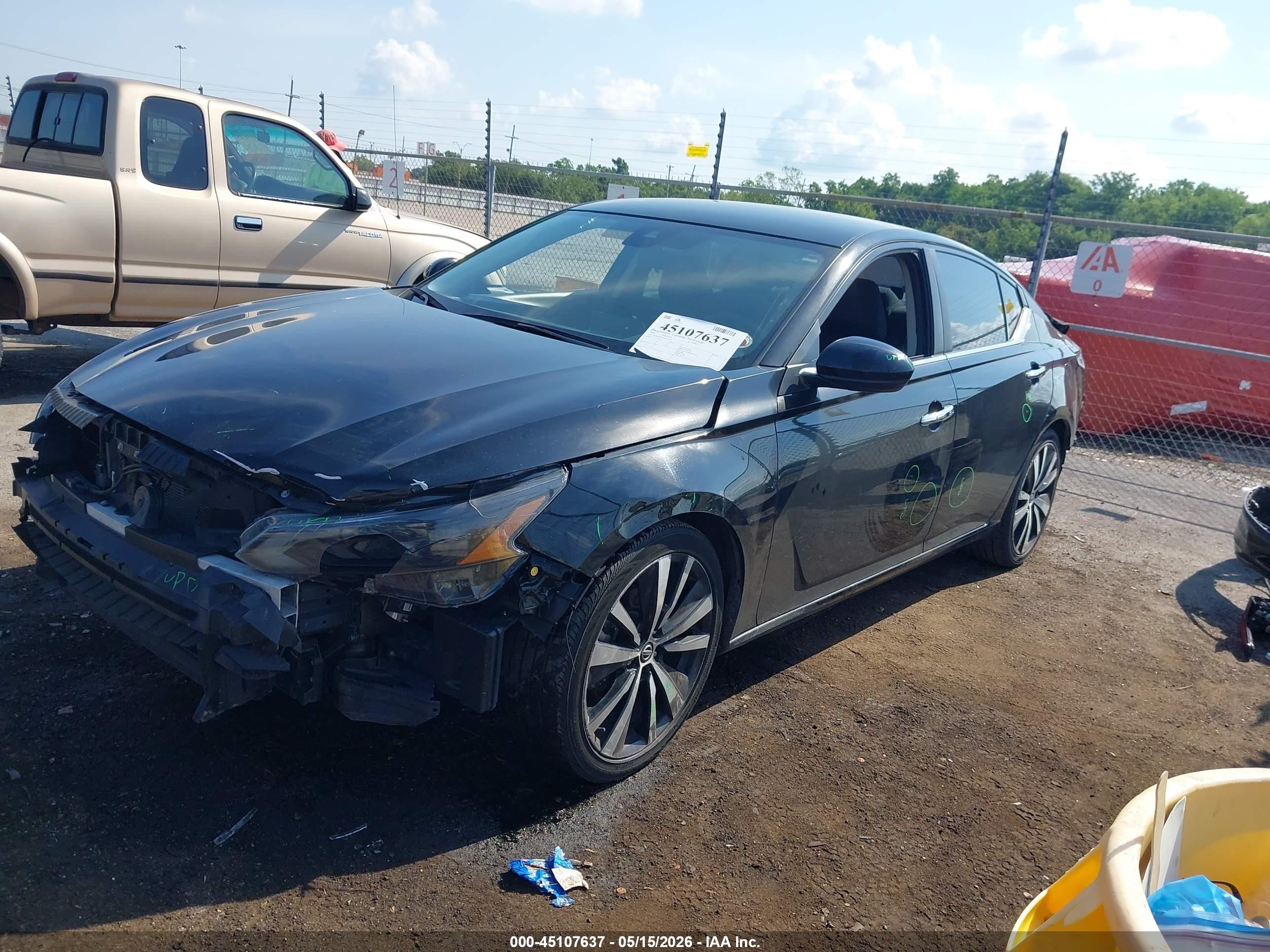 2023 Nissan Altima Sv Fwd Черный vin: 1N4BL4DVXPN371019