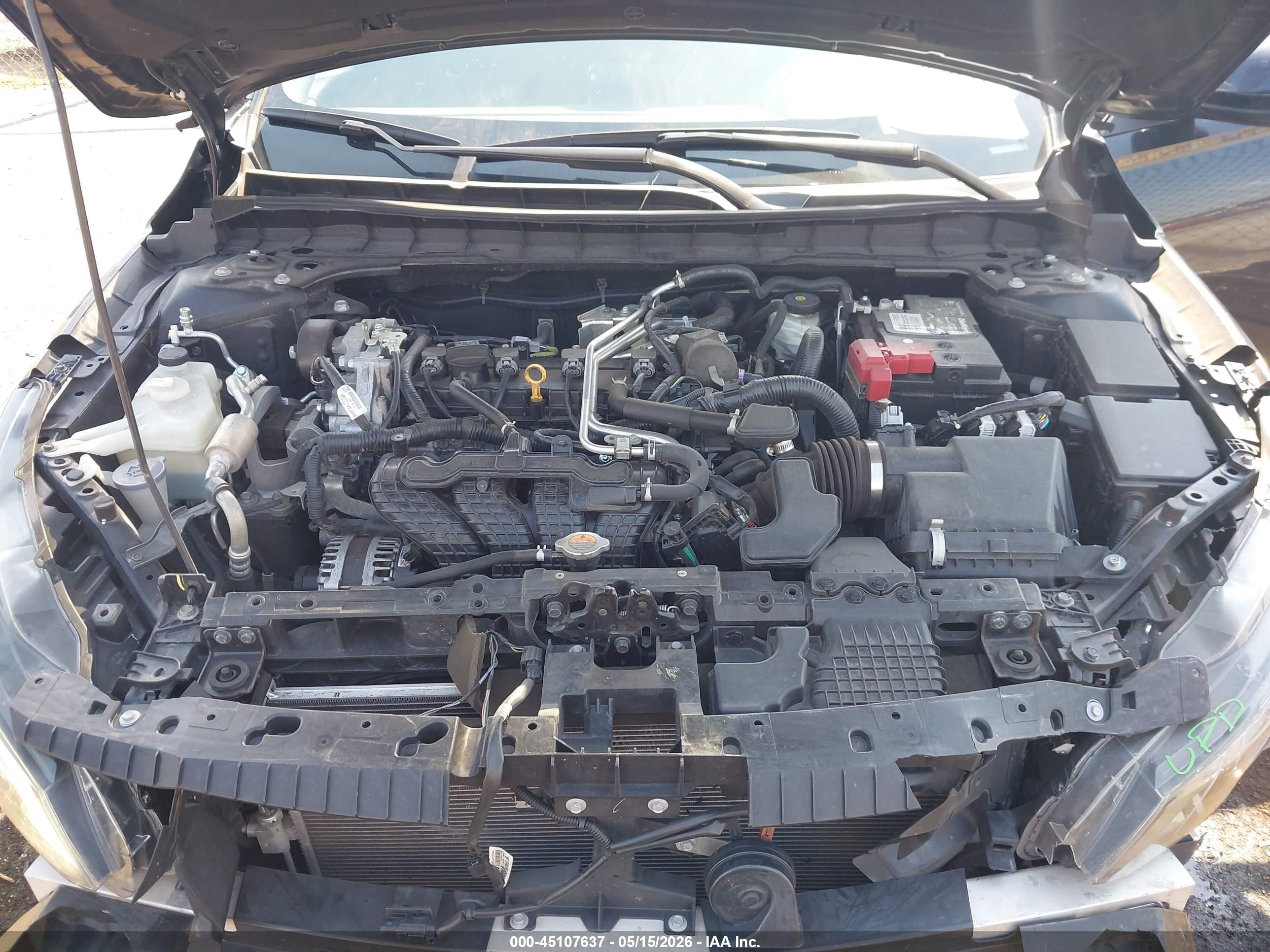 2023 Nissan Altima Sv Fwd Черный vin: 1N4BL4DVXPN371019