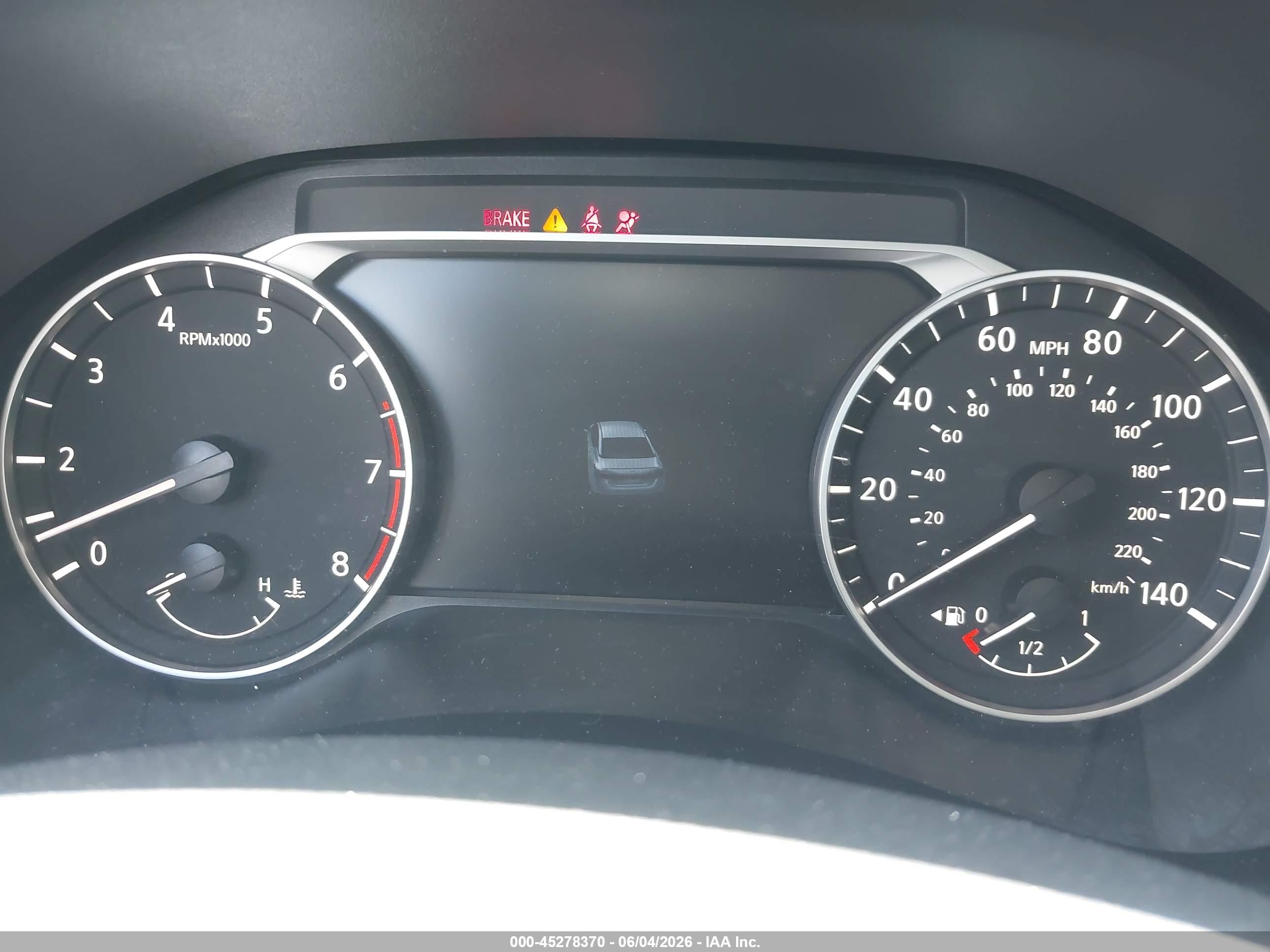 2025 Nissan Altima Sv Fwd Gray vin: 1N4BL4DVXSN313890
