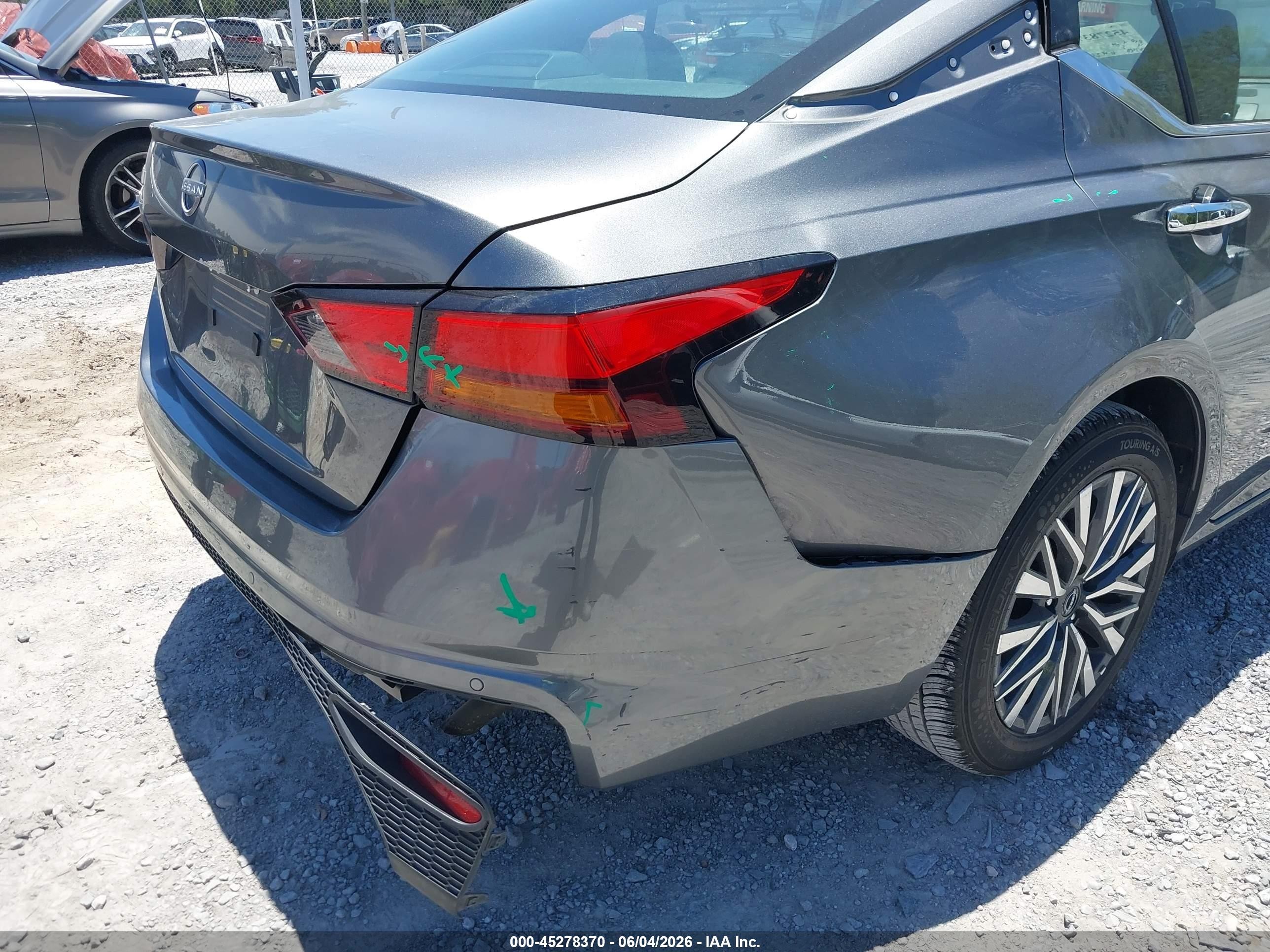 2025 Nissan Altima Sv Fwd Gray vin: 1N4BL4DVXSN313890