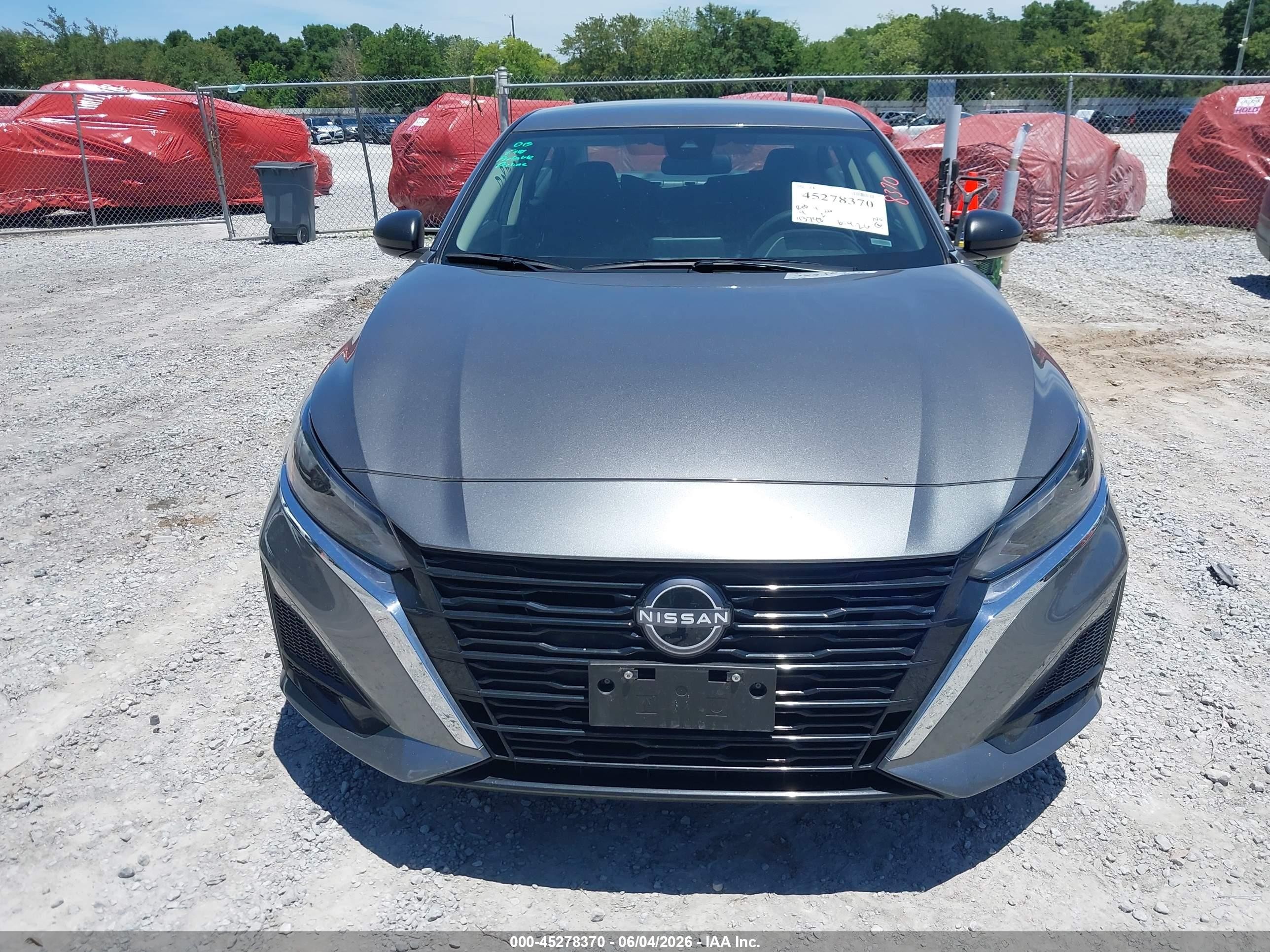 2025 Nissan Altima Sv Fwd Gray vin: 1N4BL4DVXSN313890