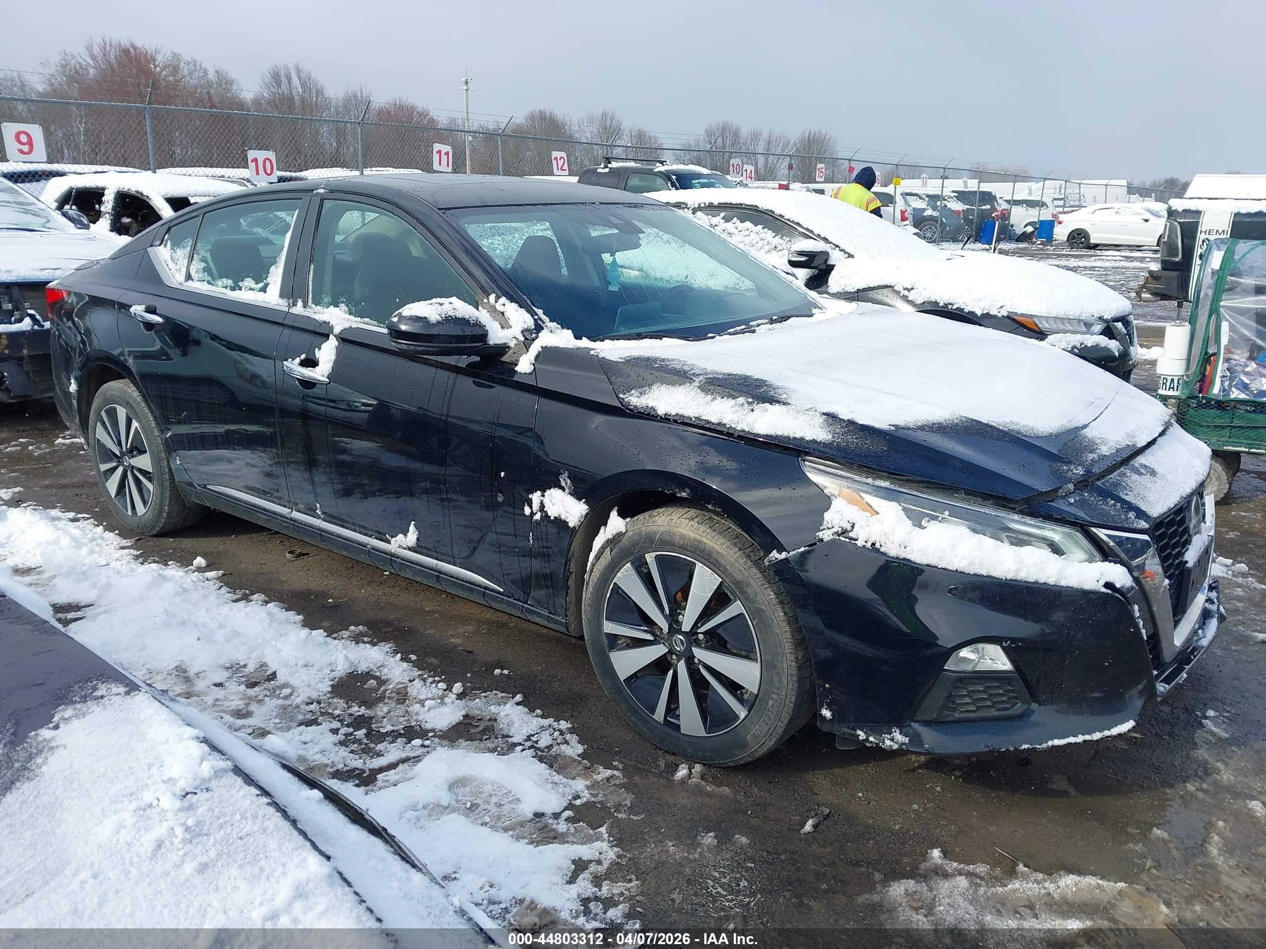 2021 Nissan Altima Sv Intelligent Awd Black vin: 1N4BL4DW0MN417428