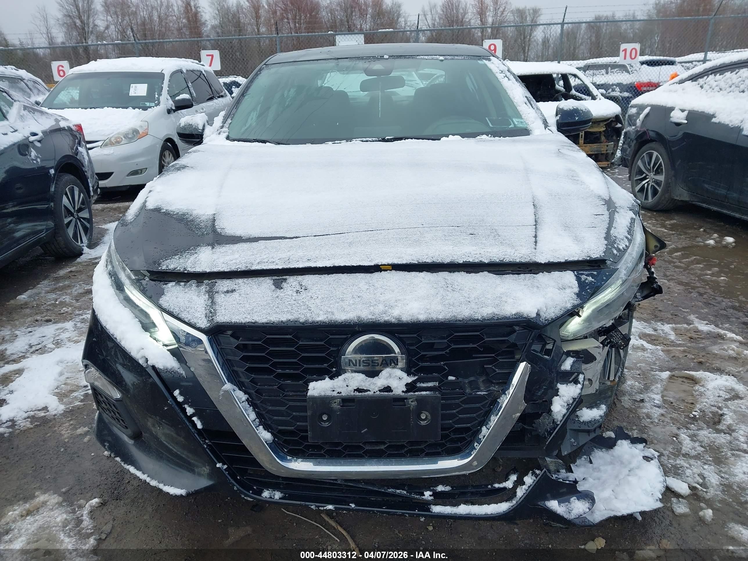 2021 Nissan Altima Sv Intelligent Awd Black vin: 1N4BL4DW0MN417428