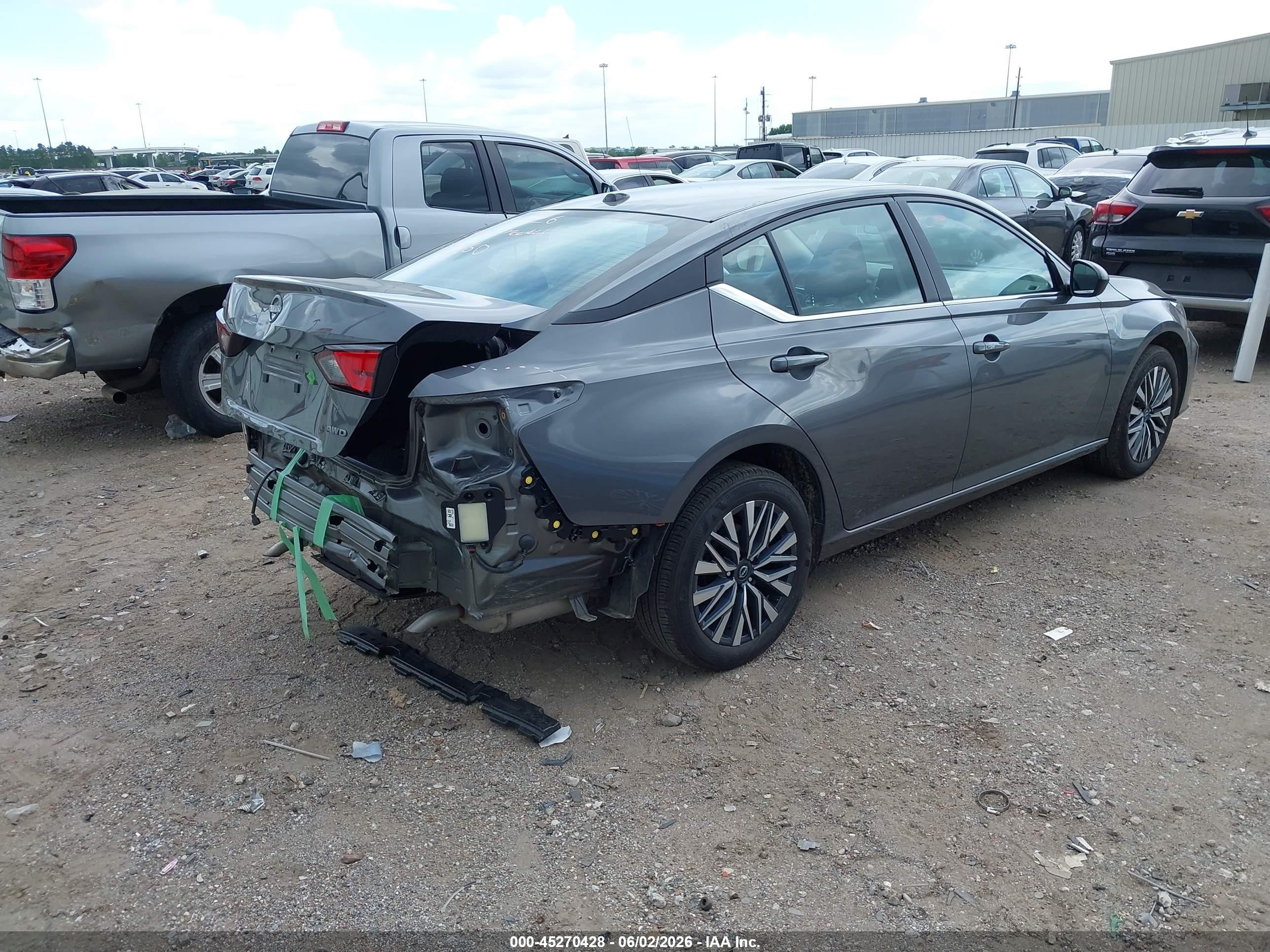 2026 Nissan Altima Sv Awd Серый vin: 1N4BL4DW0TN306764