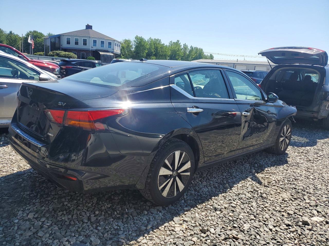 2021 Nissan Altima Sv Черный vin: 1N4BL4DW1MN363217