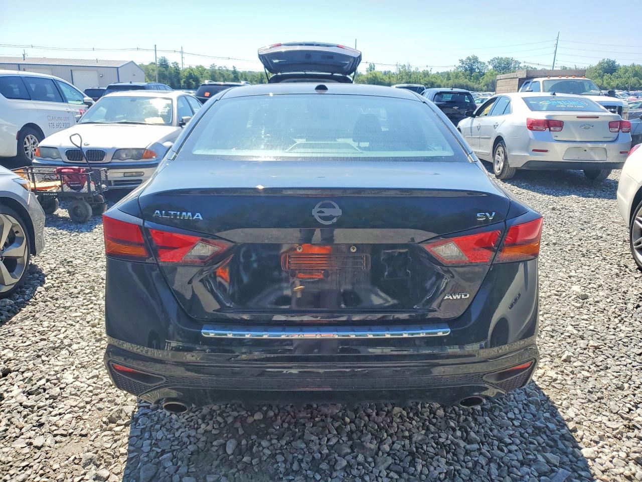 2021 Nissan Altima Sv Черный vin: 1N4BL4DW1MN363217