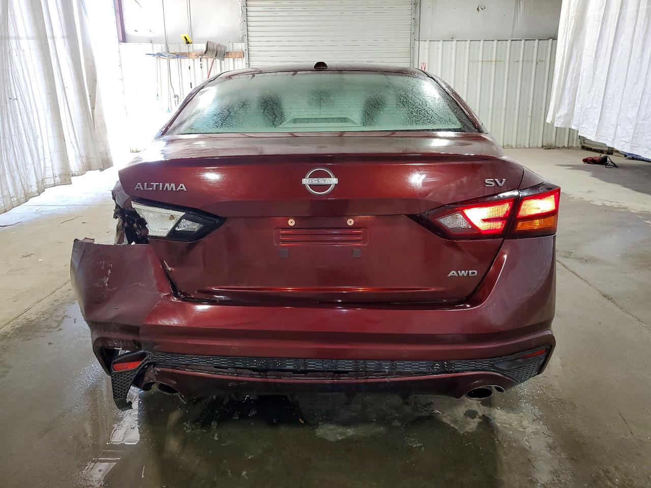 2023 Nissan Altima Sv Бордовый vin: 1N4BL4DW1PN352206