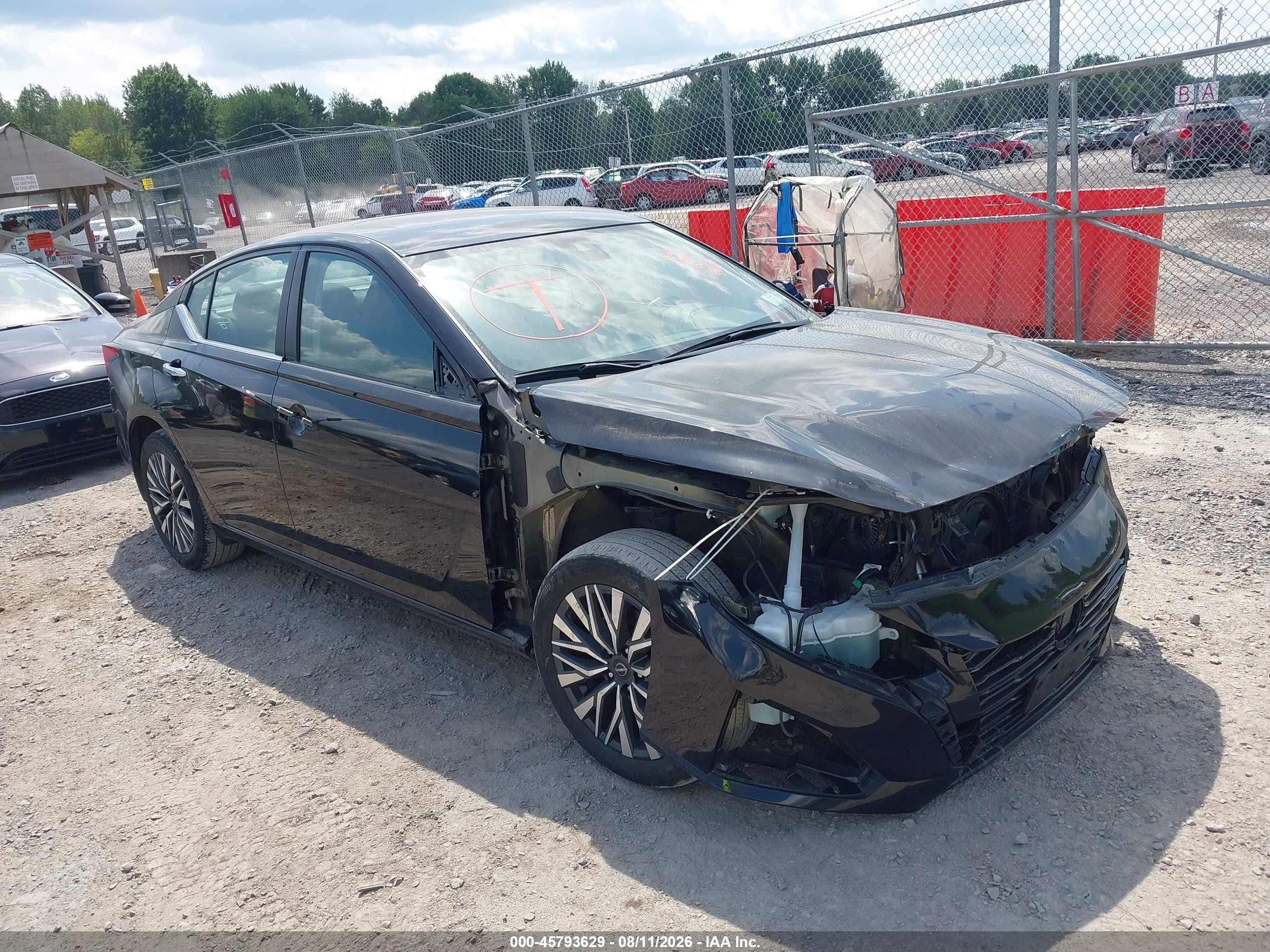 2024 Nissan Altima Sv Intelligent Awd Черный vin: 1N4BL4DW2RN424291