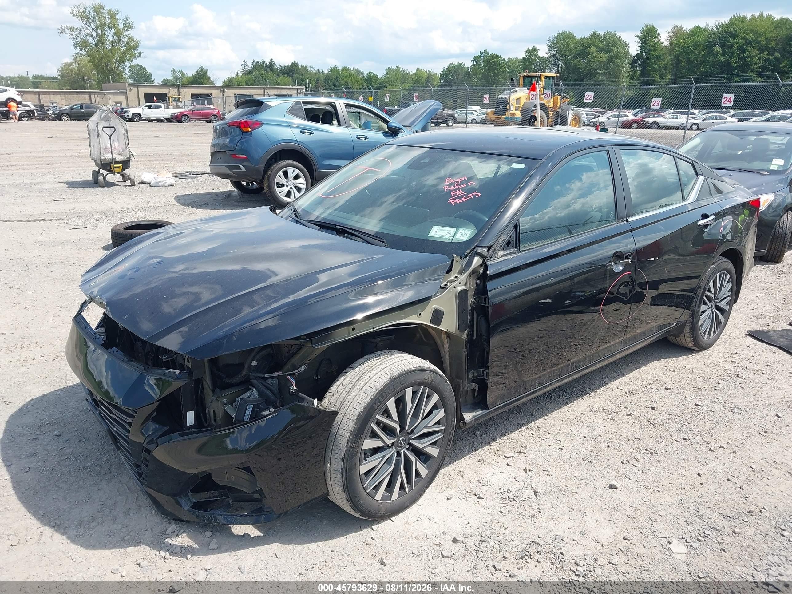 2024 Nissan Altima Sv Intelligent Awd Black vin: 1N4BL4DW2RN424291