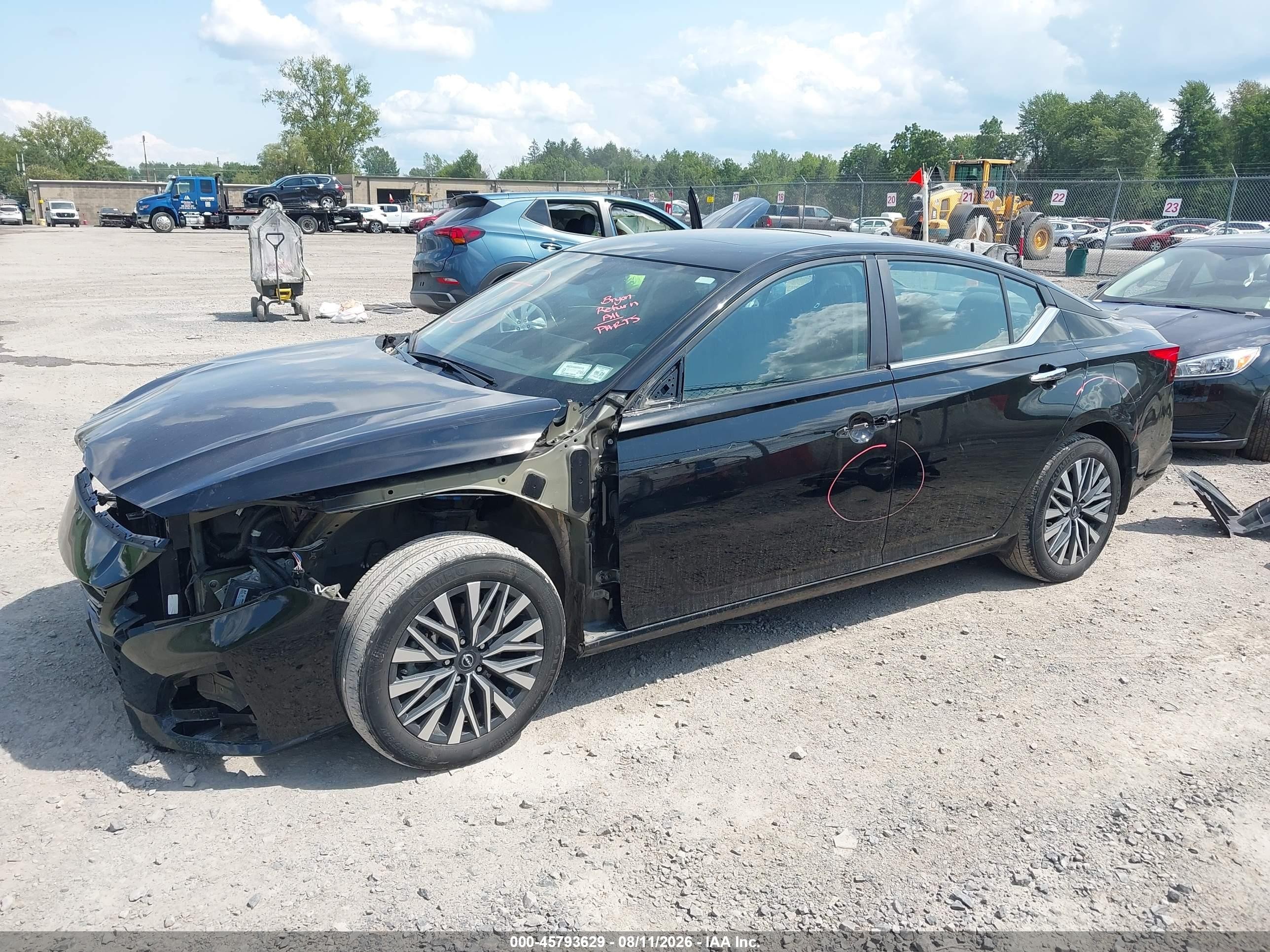 2024 Nissan Altima Sv Intelligent Awd Black vin: 1N4BL4DW2RN424291