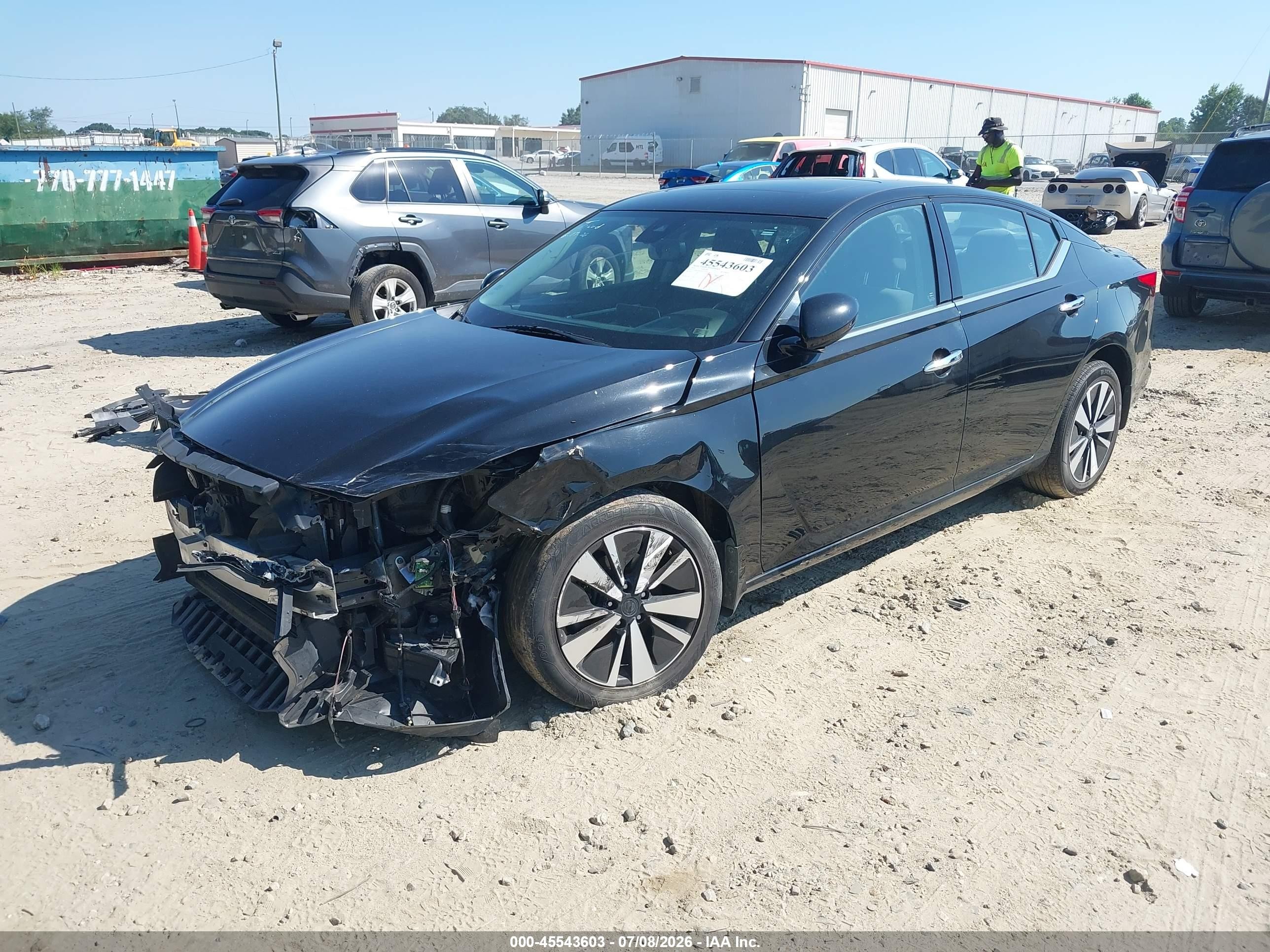 2019 Nissan Altima 2.5 Sv Black vin: 1N4BL4DW3KC227759