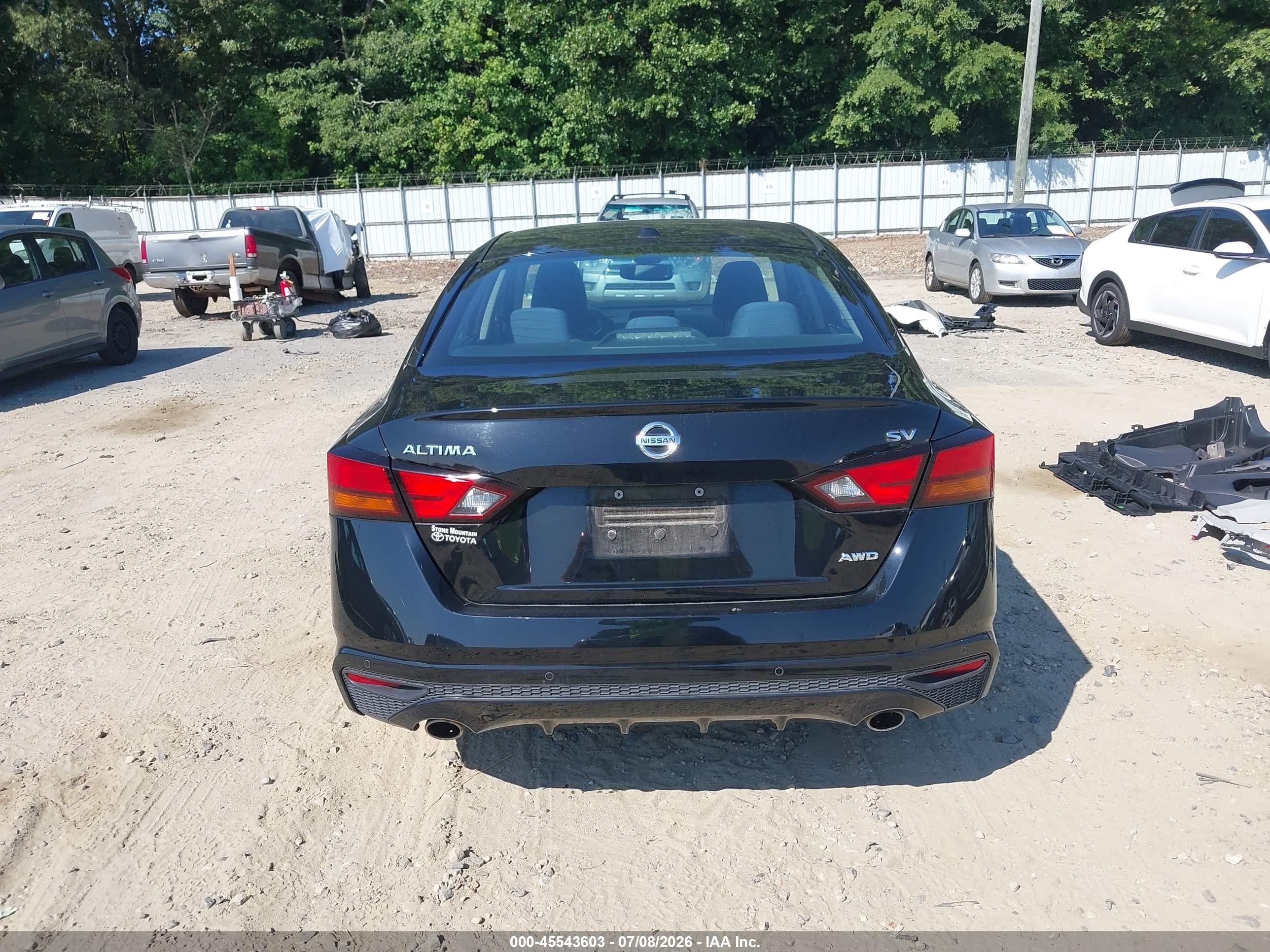 2019 Nissan Altima 2.5 Sv Black vin: 1N4BL4DW3KC227759