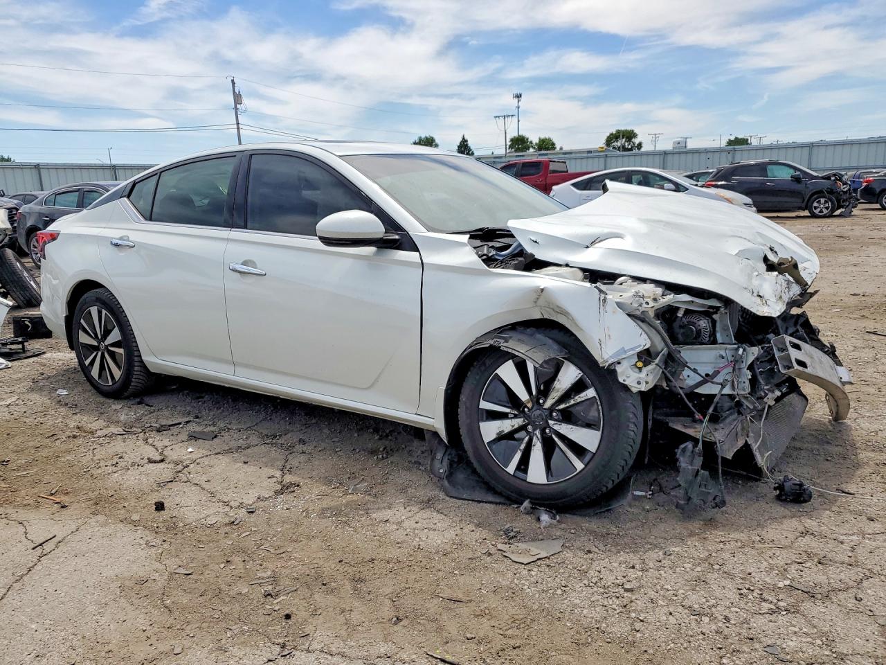 2019 Nissan Altima Sv White vin: 1N4BL4DW4KC130411