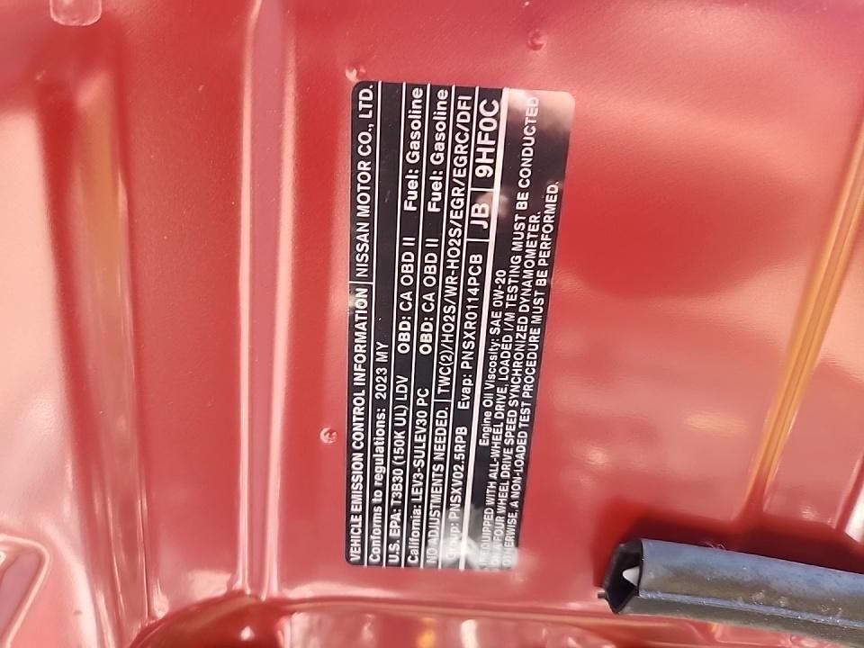 2023 Nissan Altima Sv Красный vin: 1N4BL4DW4PN331818