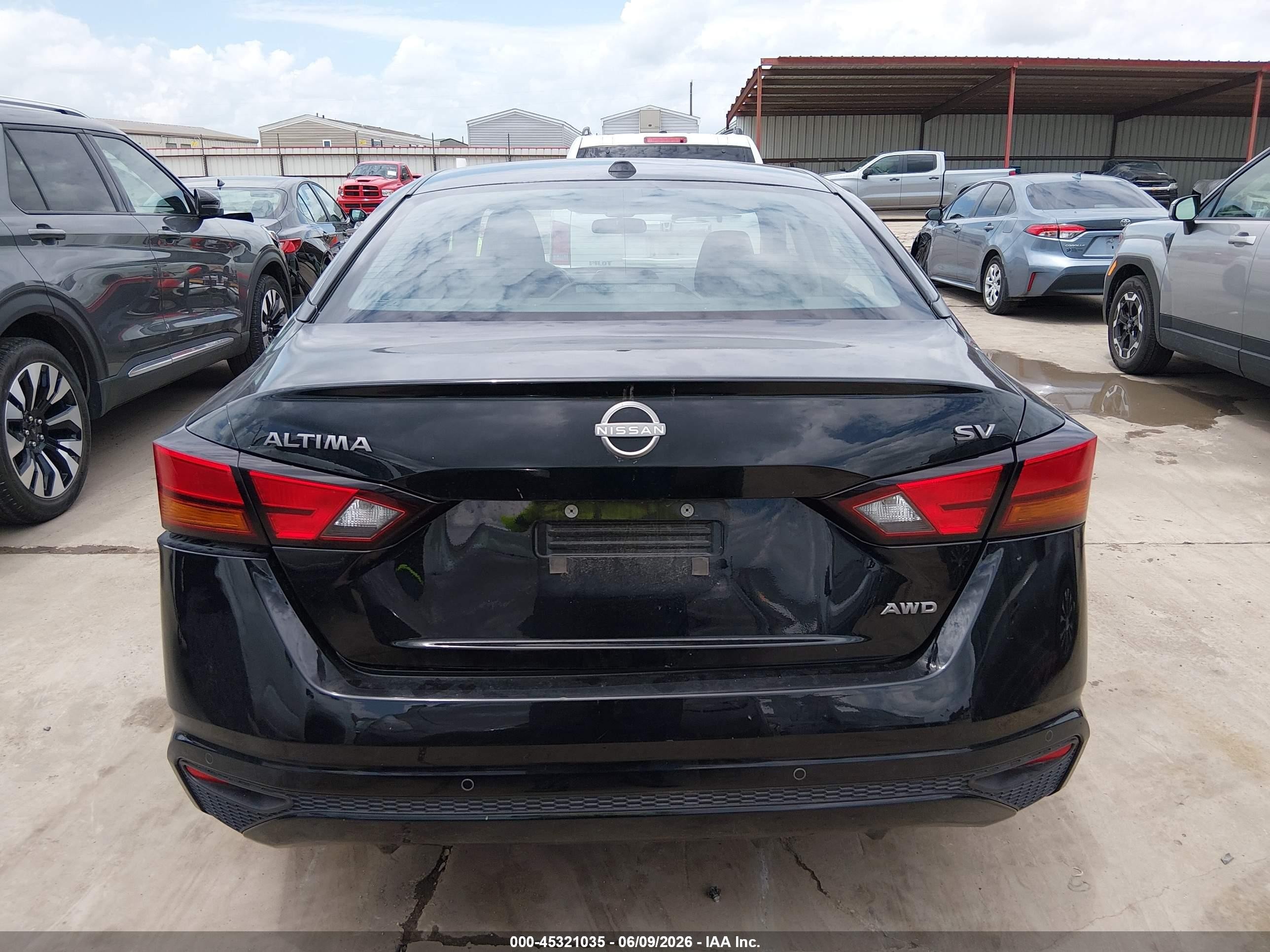 2024 Nissan Altima Sv Intelligent Awd Black vin: 1N4BL4DW5RN419165