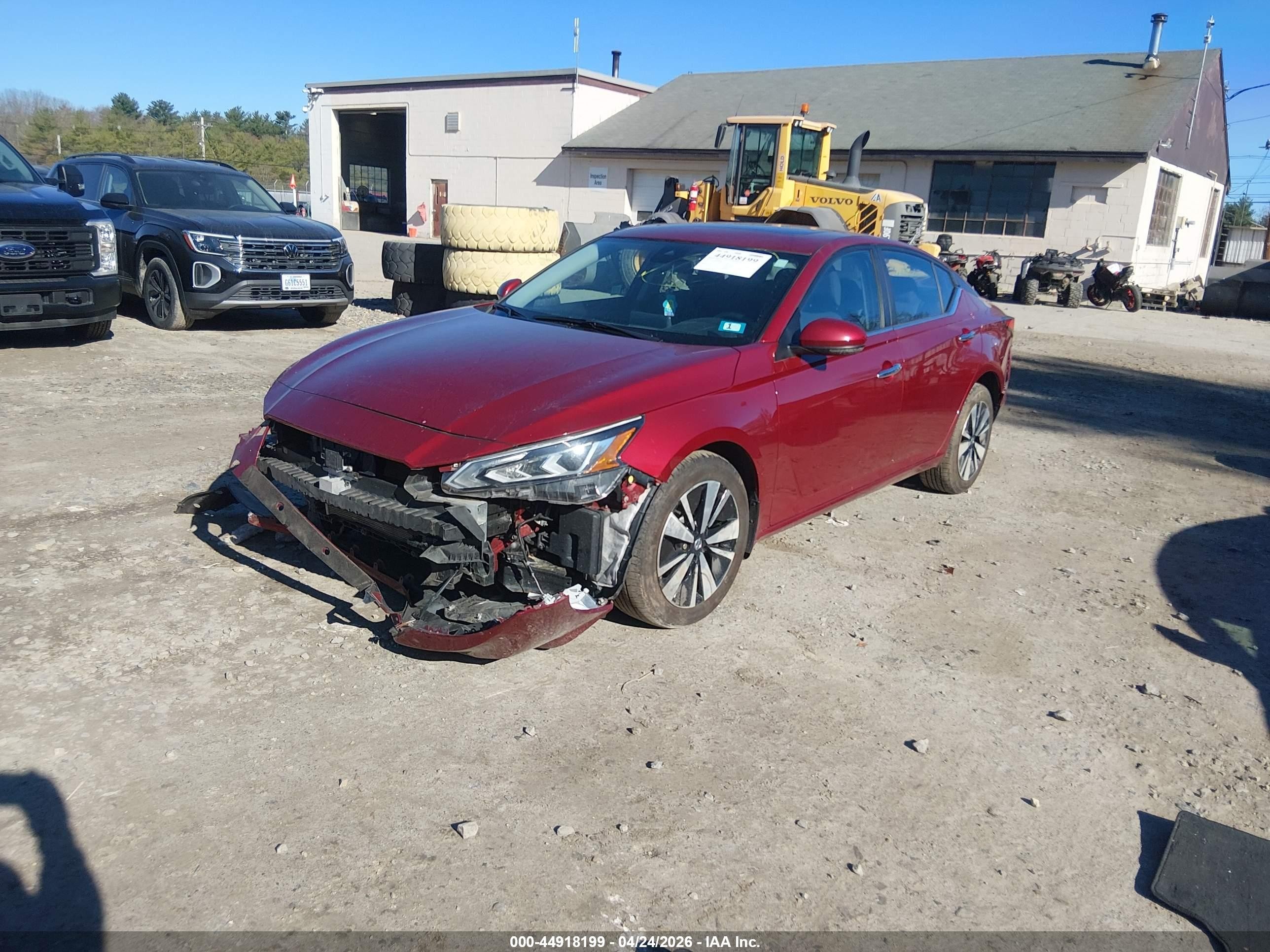 2021 Nissan Altima Sv Intelligent Awd Красный vin: 1N4BL4DW6MN336904