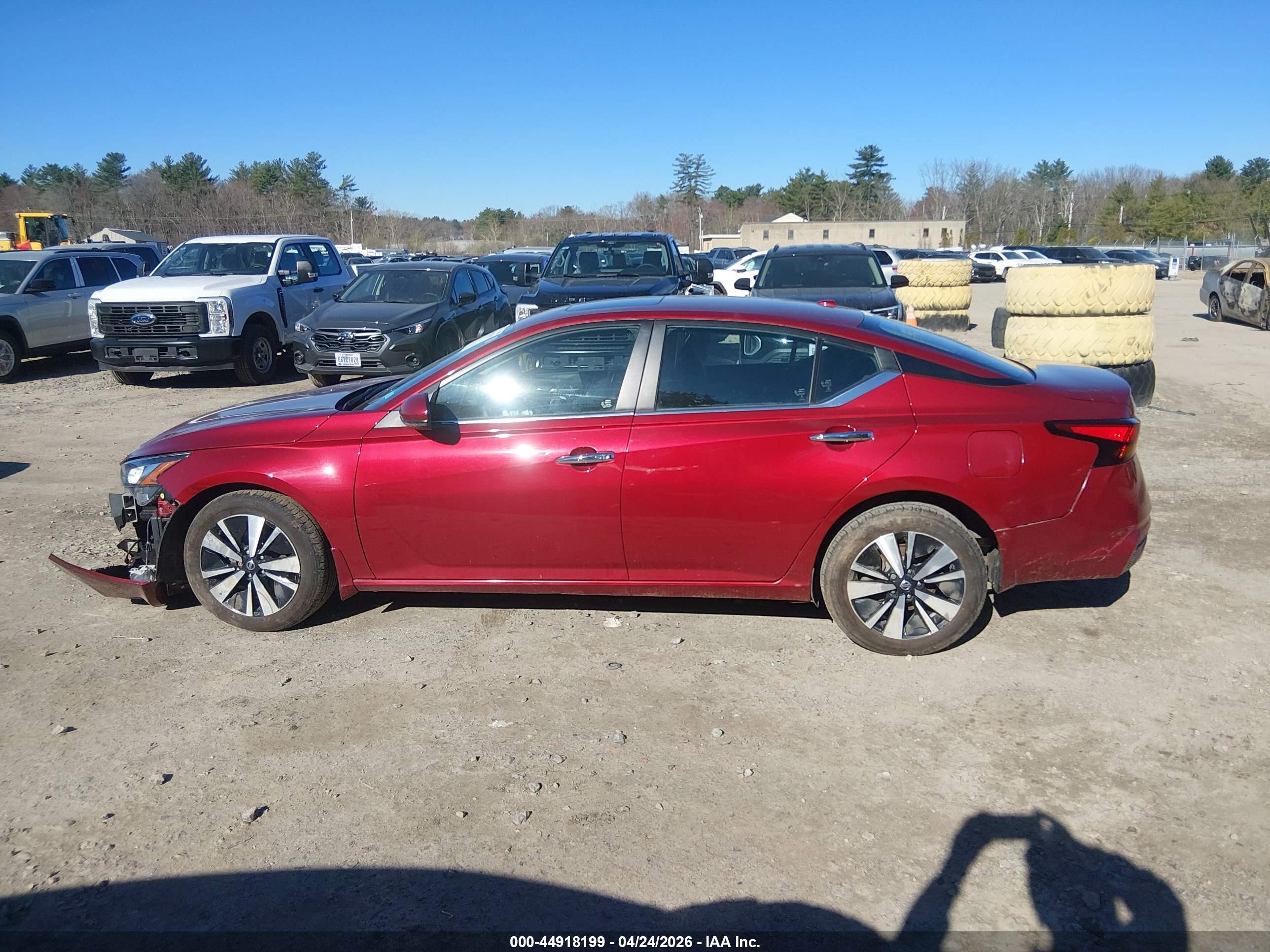 2021 Nissan Altima Sv Intelligent Awd Красный vin: 1N4BL4DW6MN336904