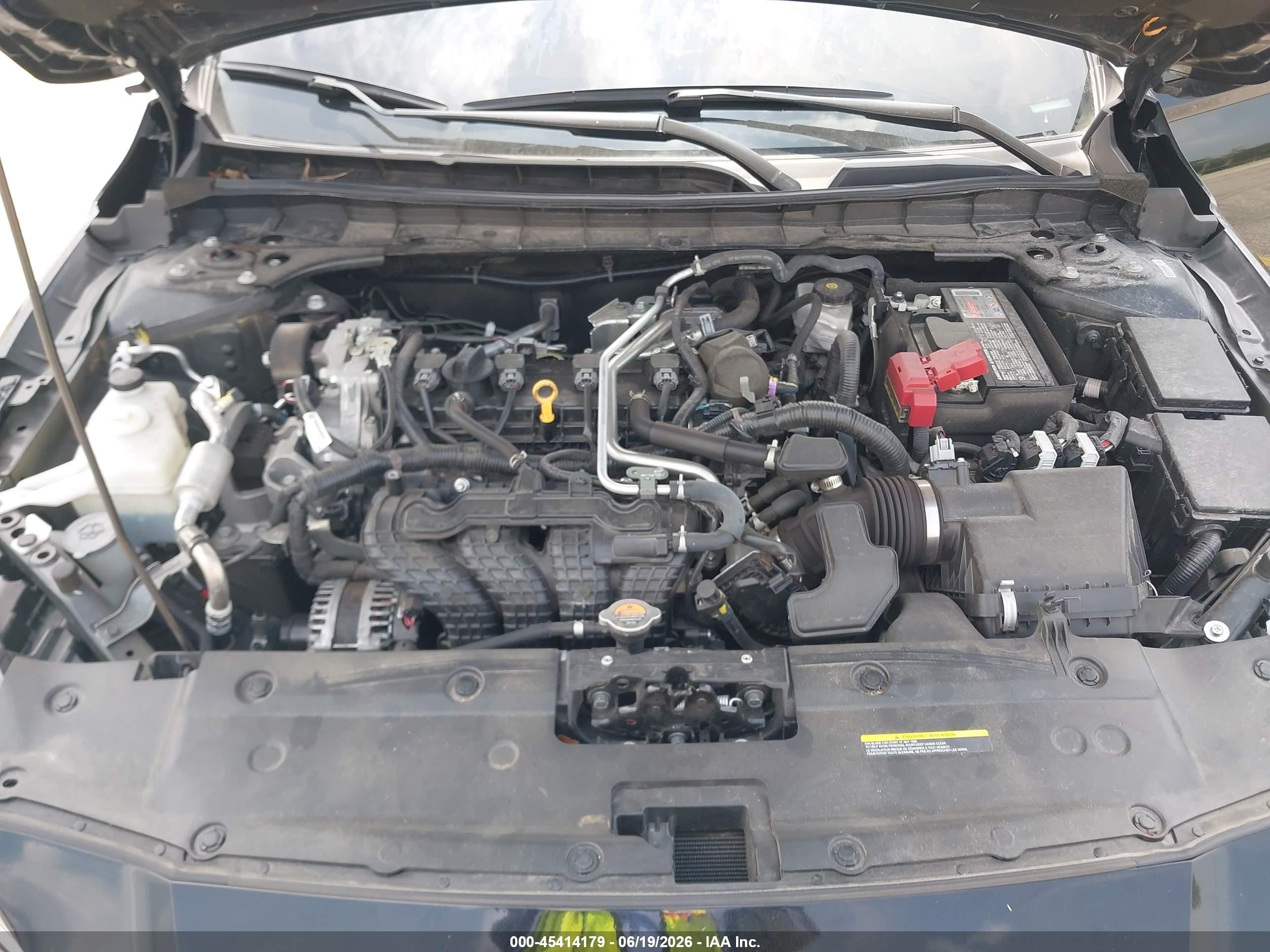 2025 Nissan Altima Sv Awd Черный vin: 1N4BL4DW6SN352288