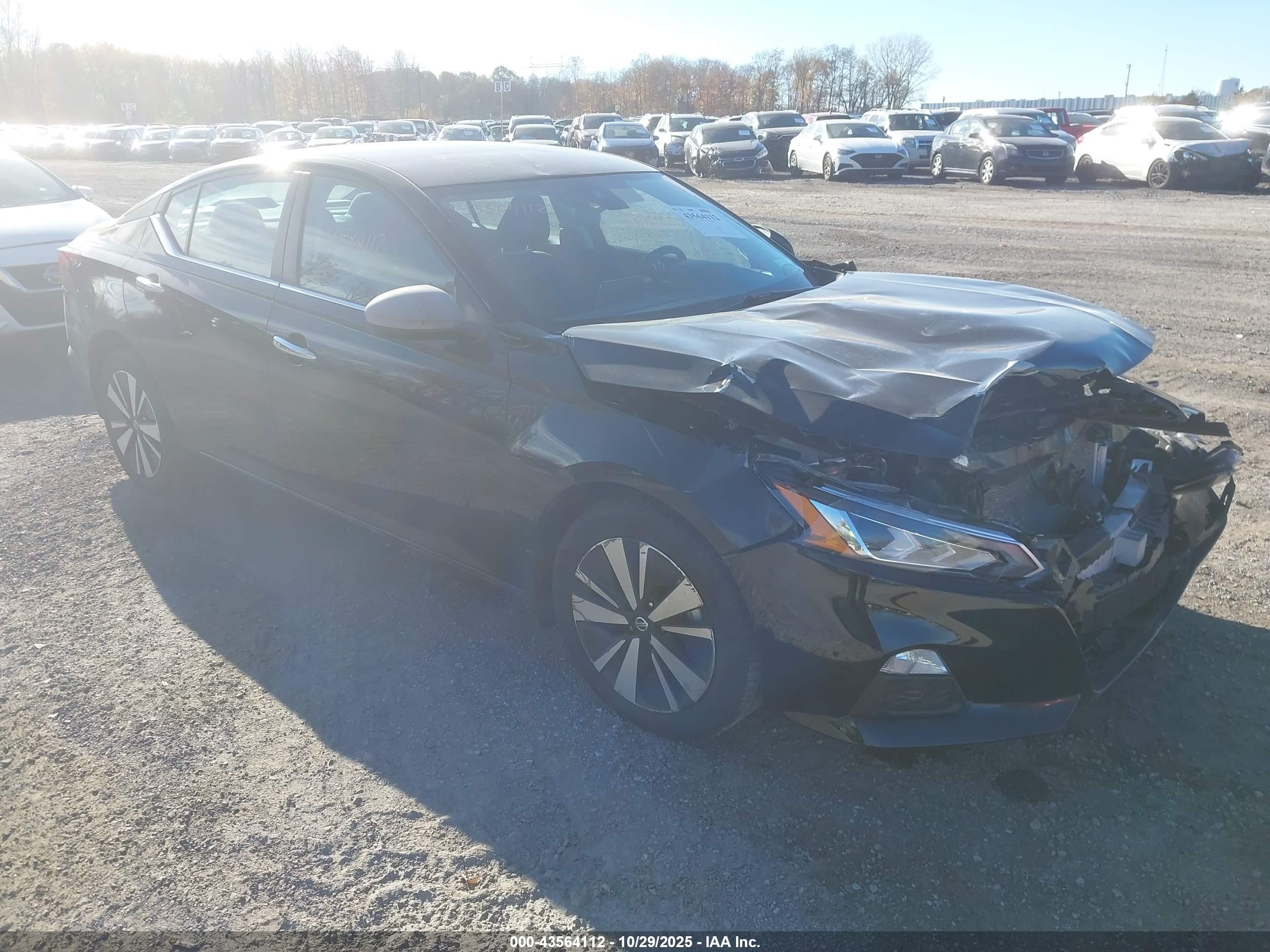 2022 Nissan Altima Sv Intelligent Awd Black vin: 1N4BL4DW8NN383787