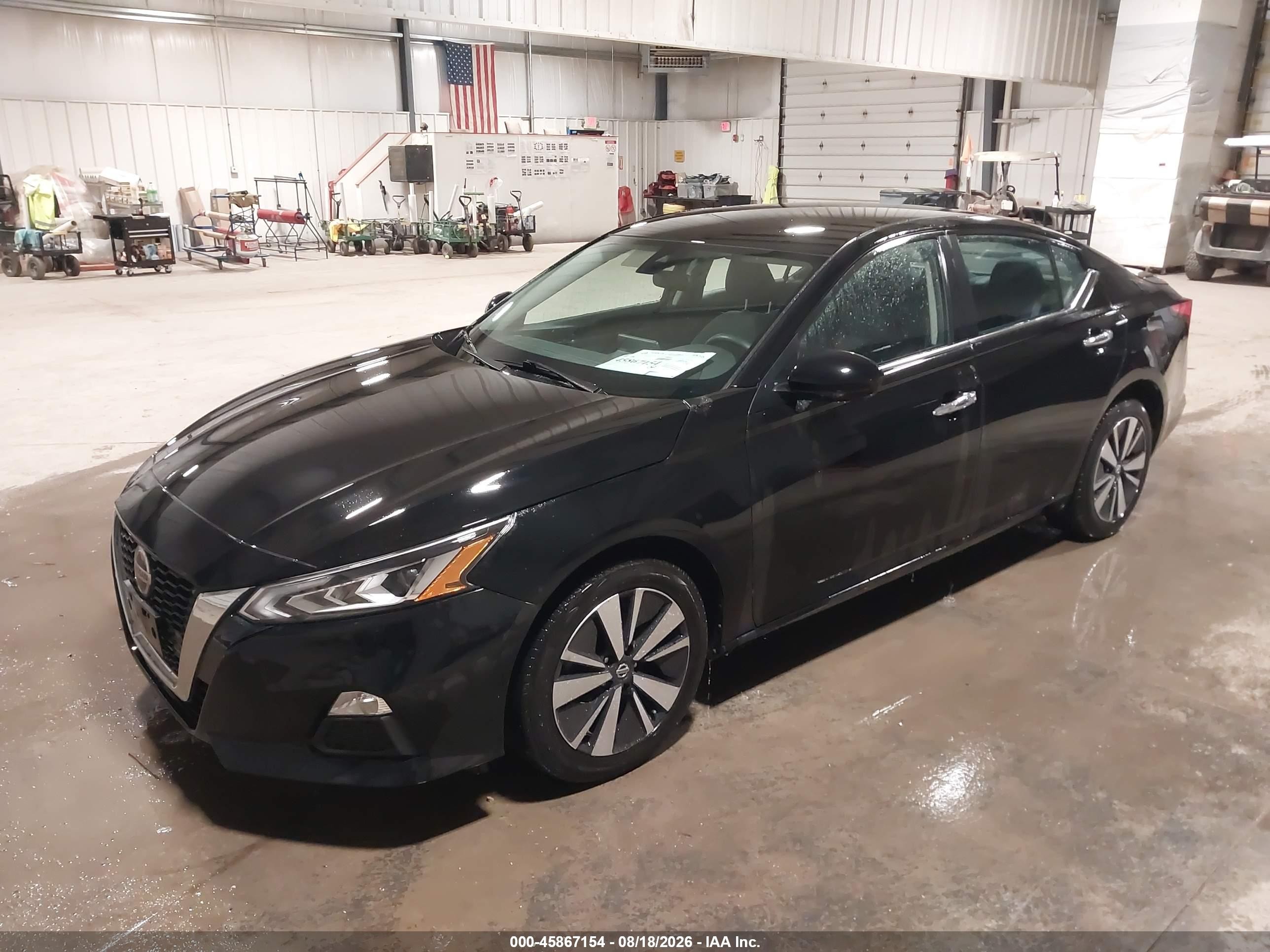 2021 Nissan Altima Sv Intelligent Awd Black vin: 1N4BL4DWXMN410471
