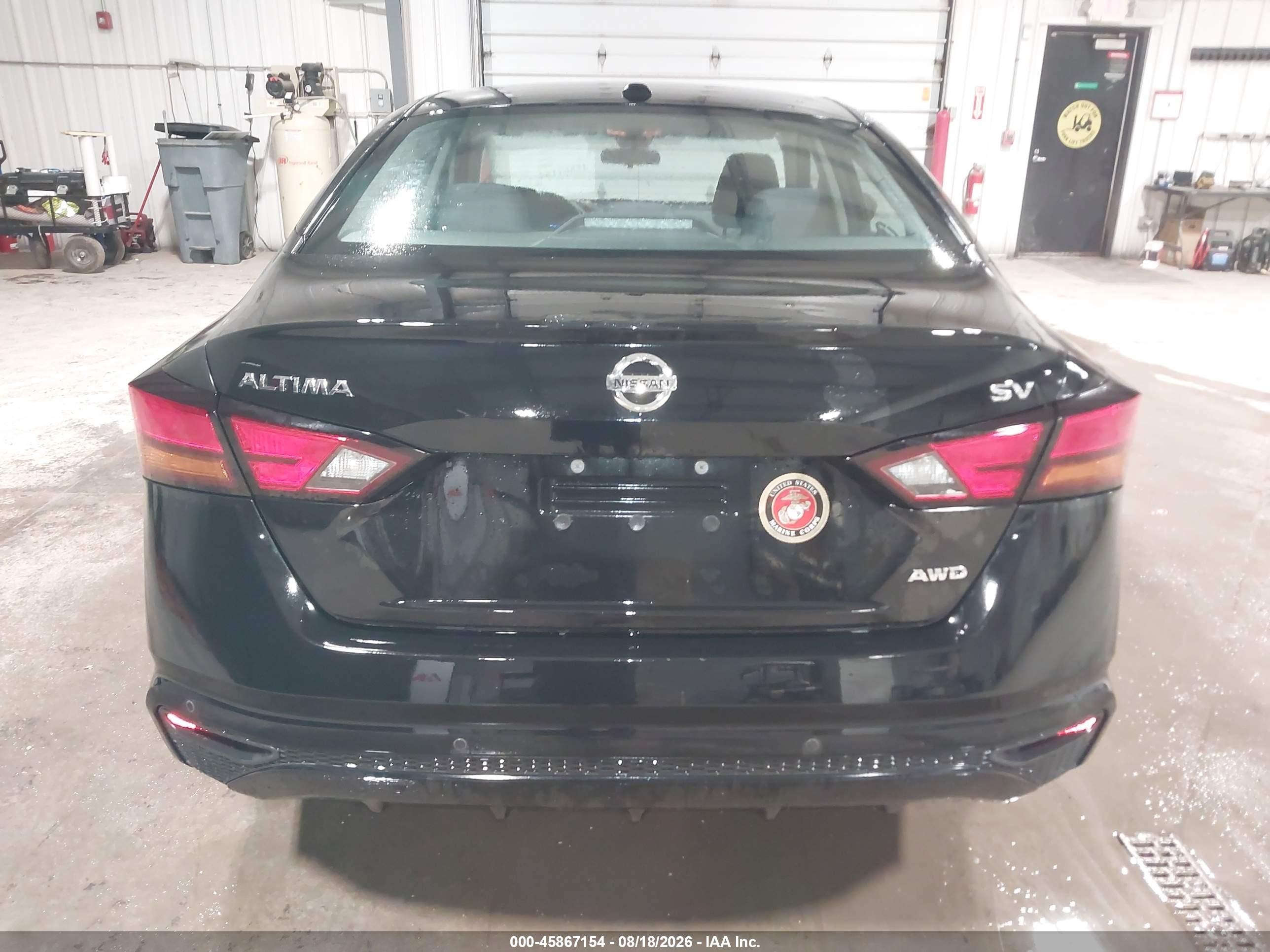 2021 Nissan Altima Sv Intelligent Awd Black vin: 1N4BL4DWXMN410471