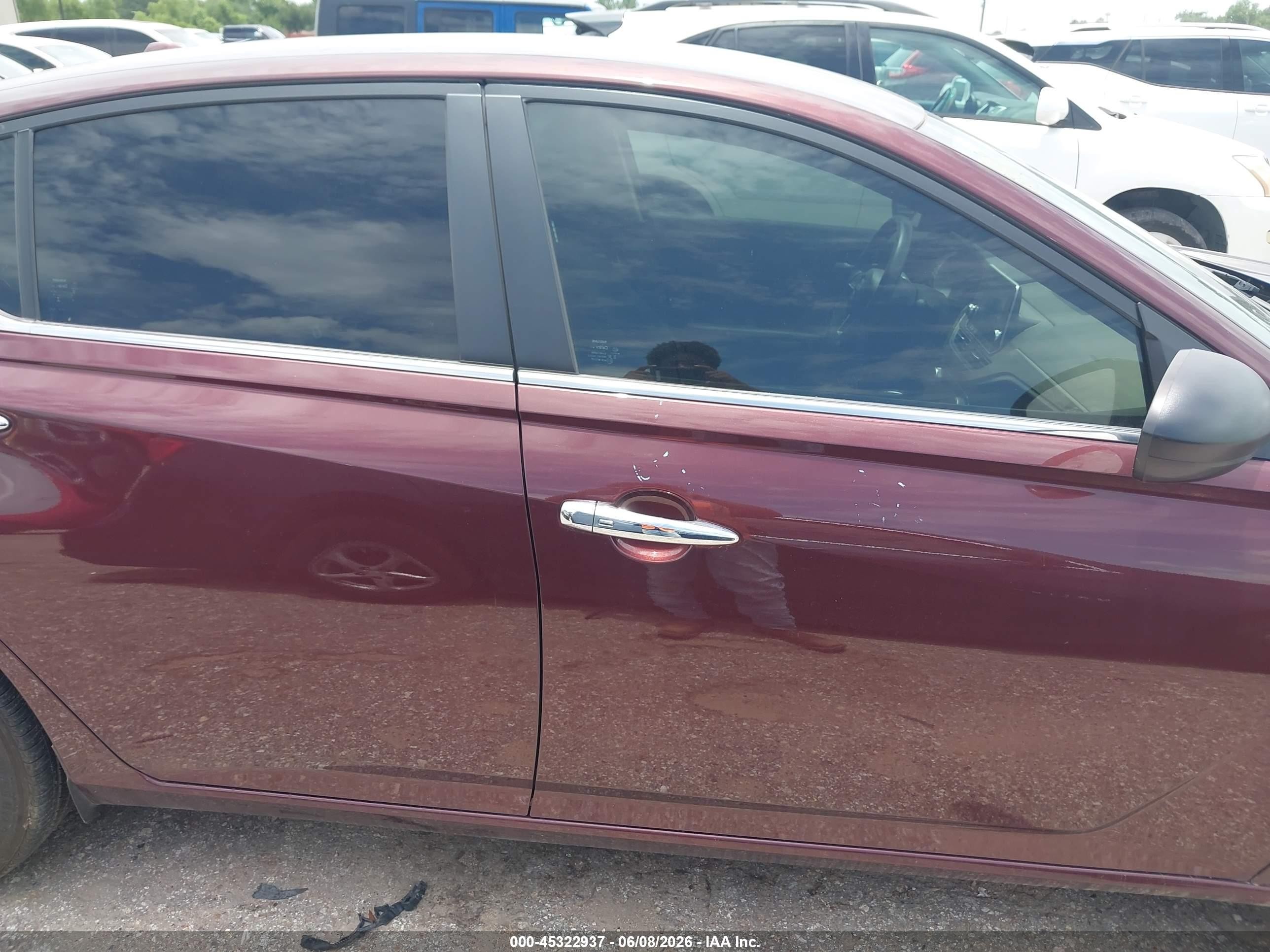 2024 Nissan Altima Sv Intelligent Awd Burgundy vin: 1N4BL4DWXRN411191