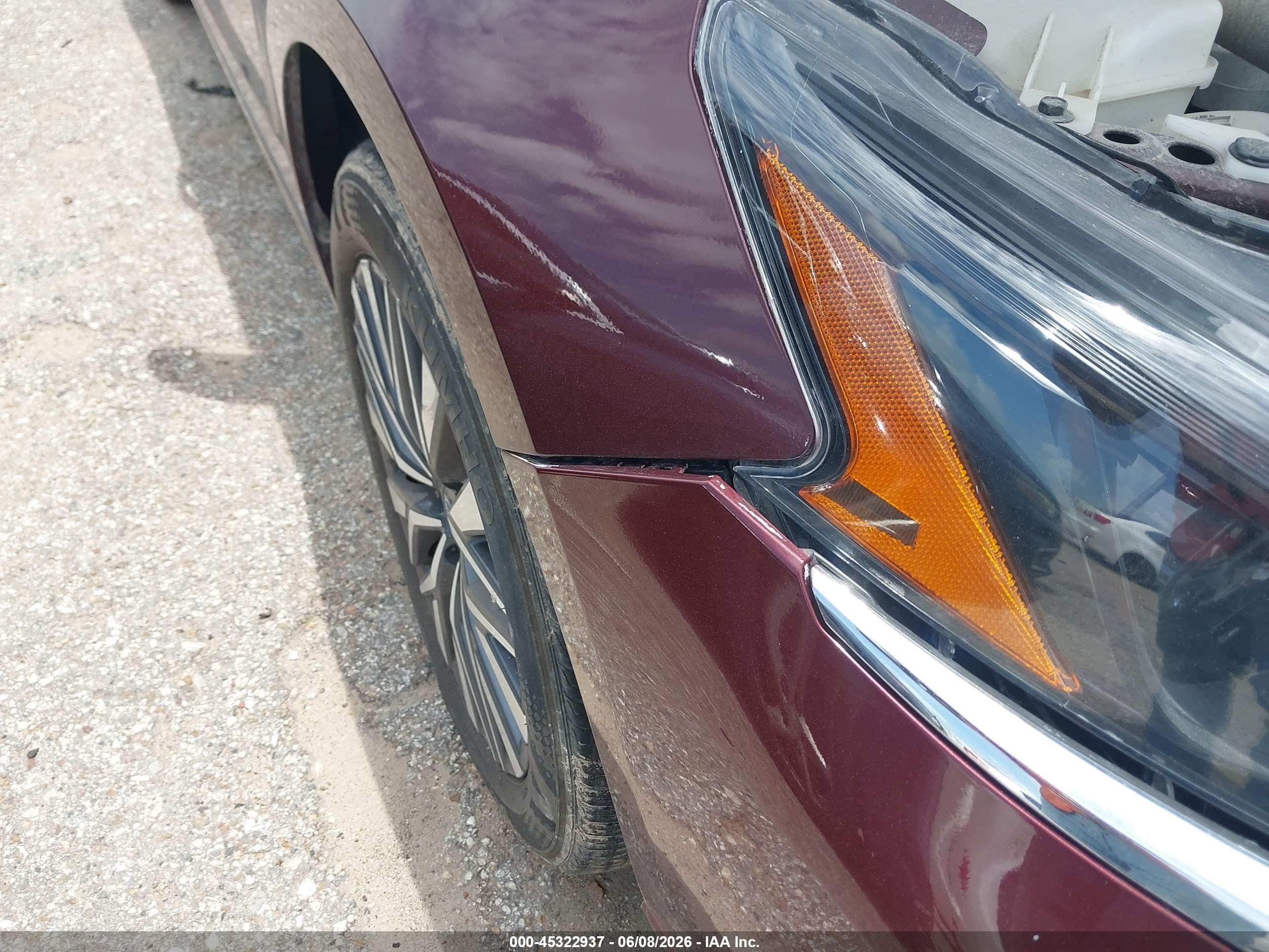2024 Nissan Altima Sv Intelligent Awd Burgundy vin: 1N4BL4DWXRN411191