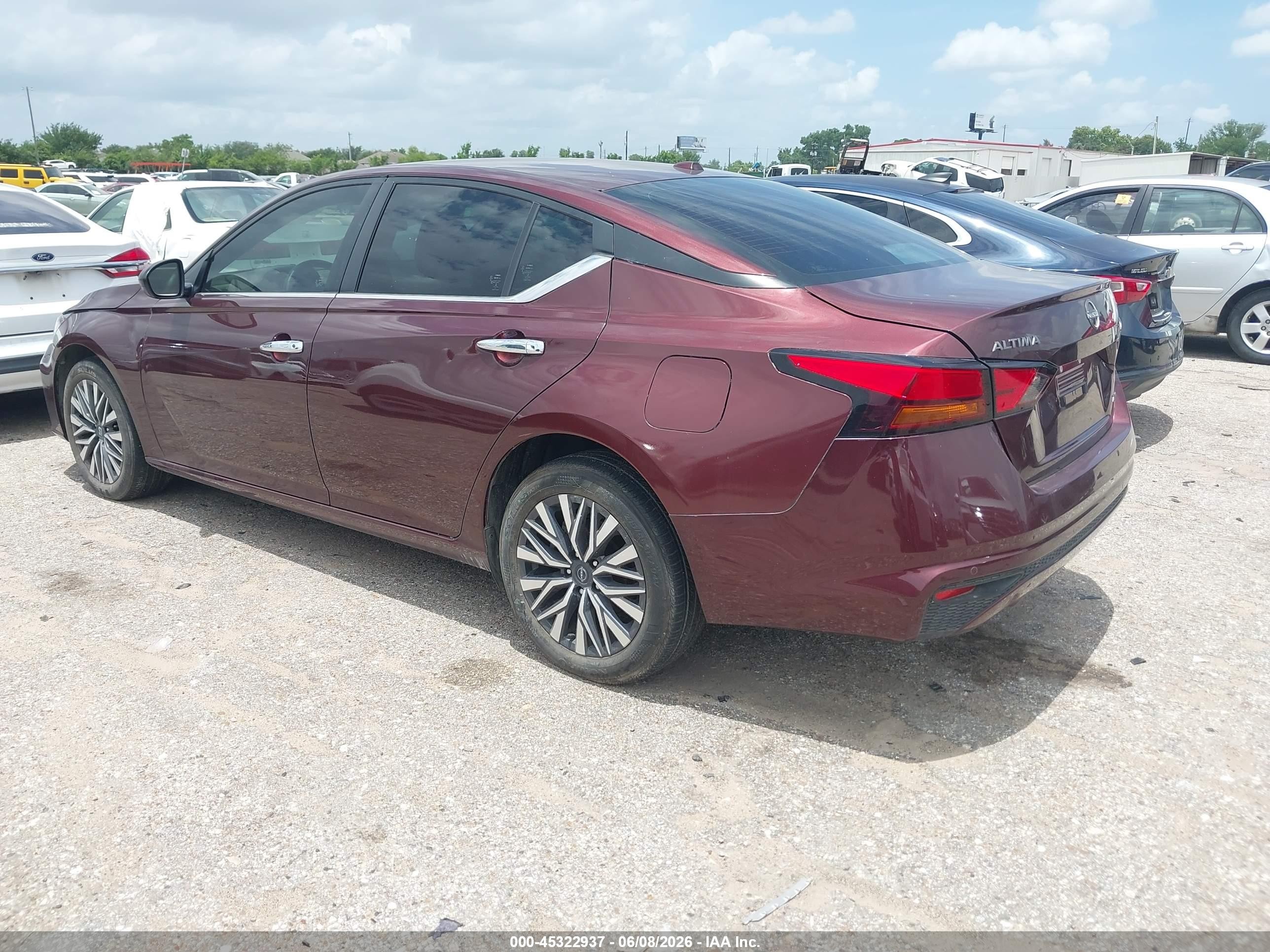 2024 Nissan Altima Sv Intelligent Awd Burgundy vin: 1N4BL4DWXRN411191