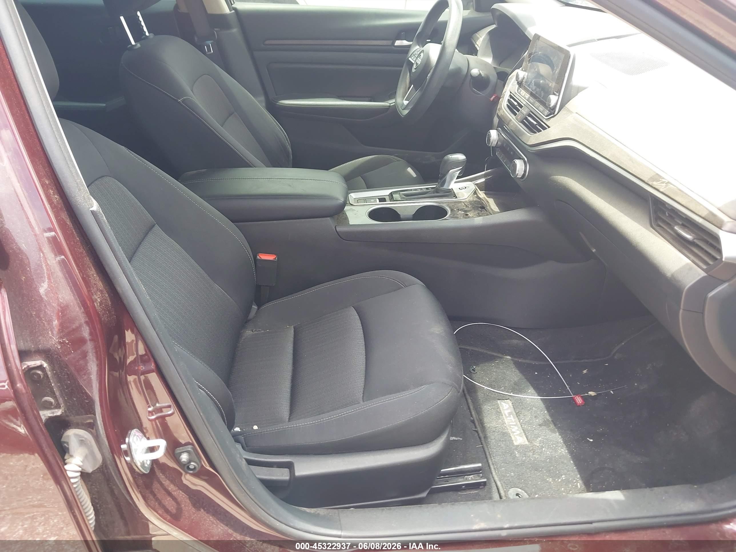 2024 Nissan Altima Sv Intelligent Awd Burgundy vin: 1N4BL4DWXRN411191