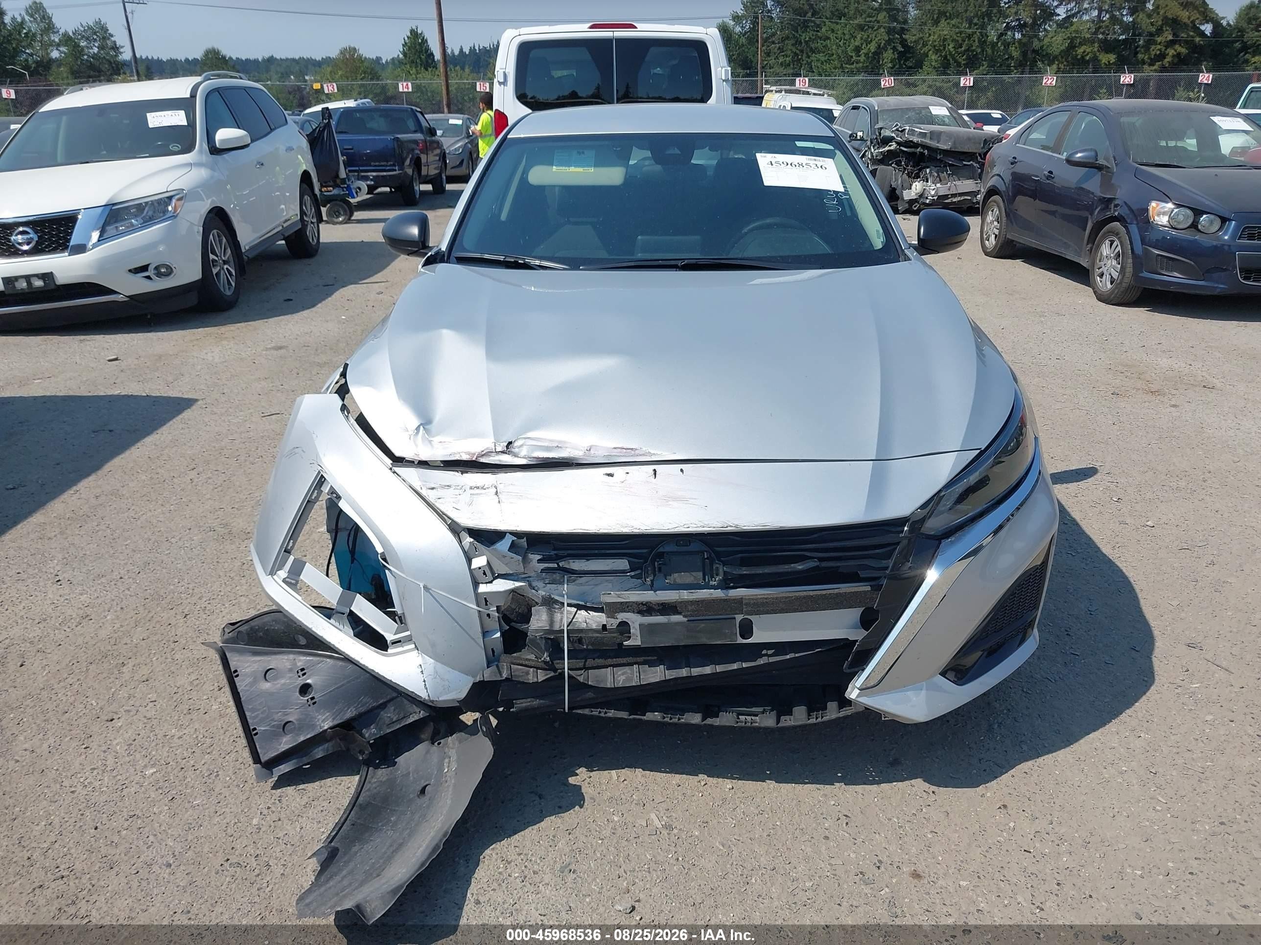 2025 Nissan Altima Sv Awd Silver vin: 1N4BL4DWXSN432886