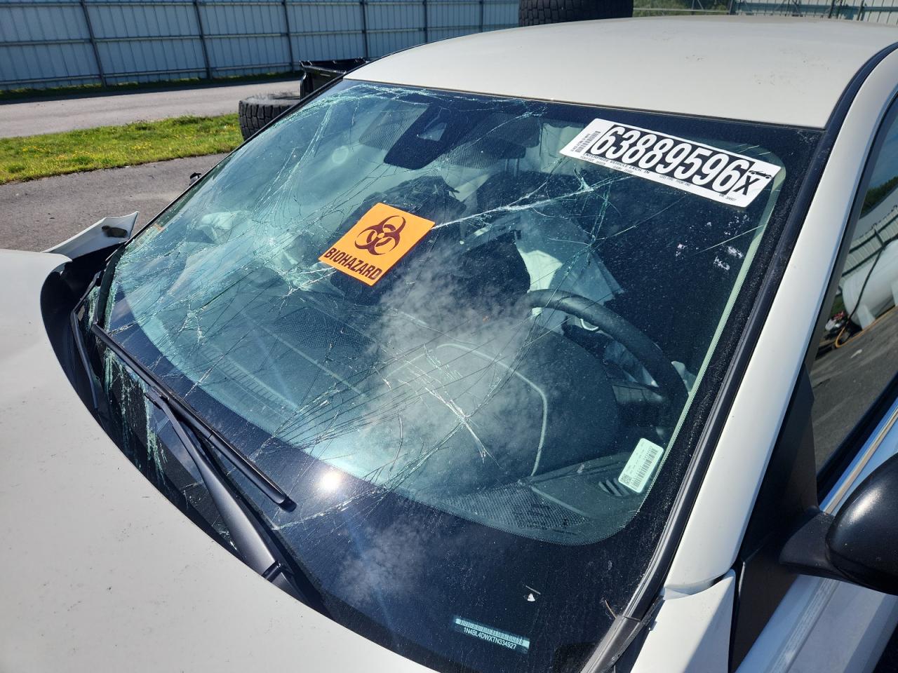 2026 Nissan Altima Sv White vin: 1N4BL4DWXTN334927 Damage: Windshield, Broken, Replacement Required