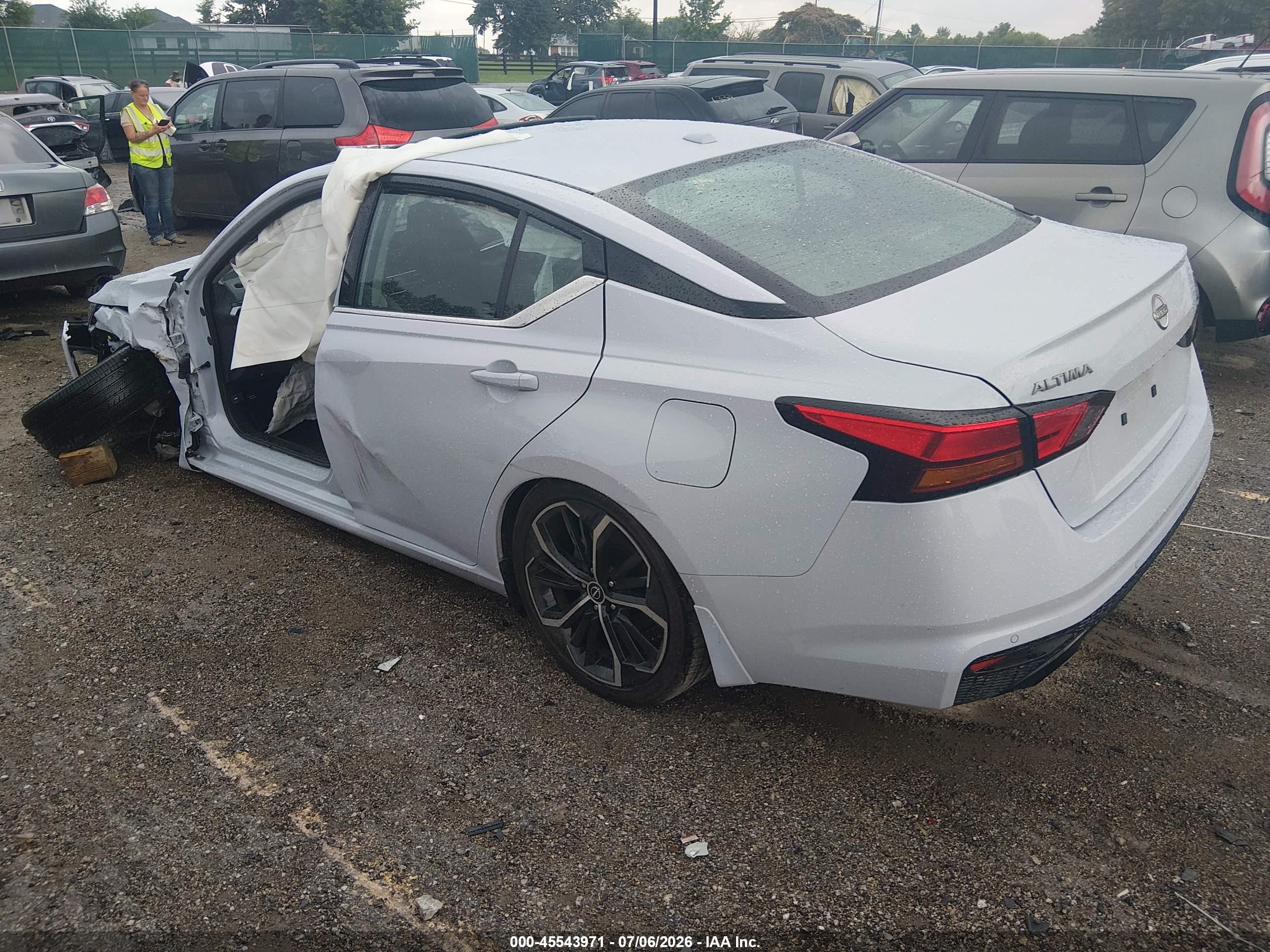 2020 Nissan Altima Sl Fwd Серый vin: 1N4BL4EV0LC156527