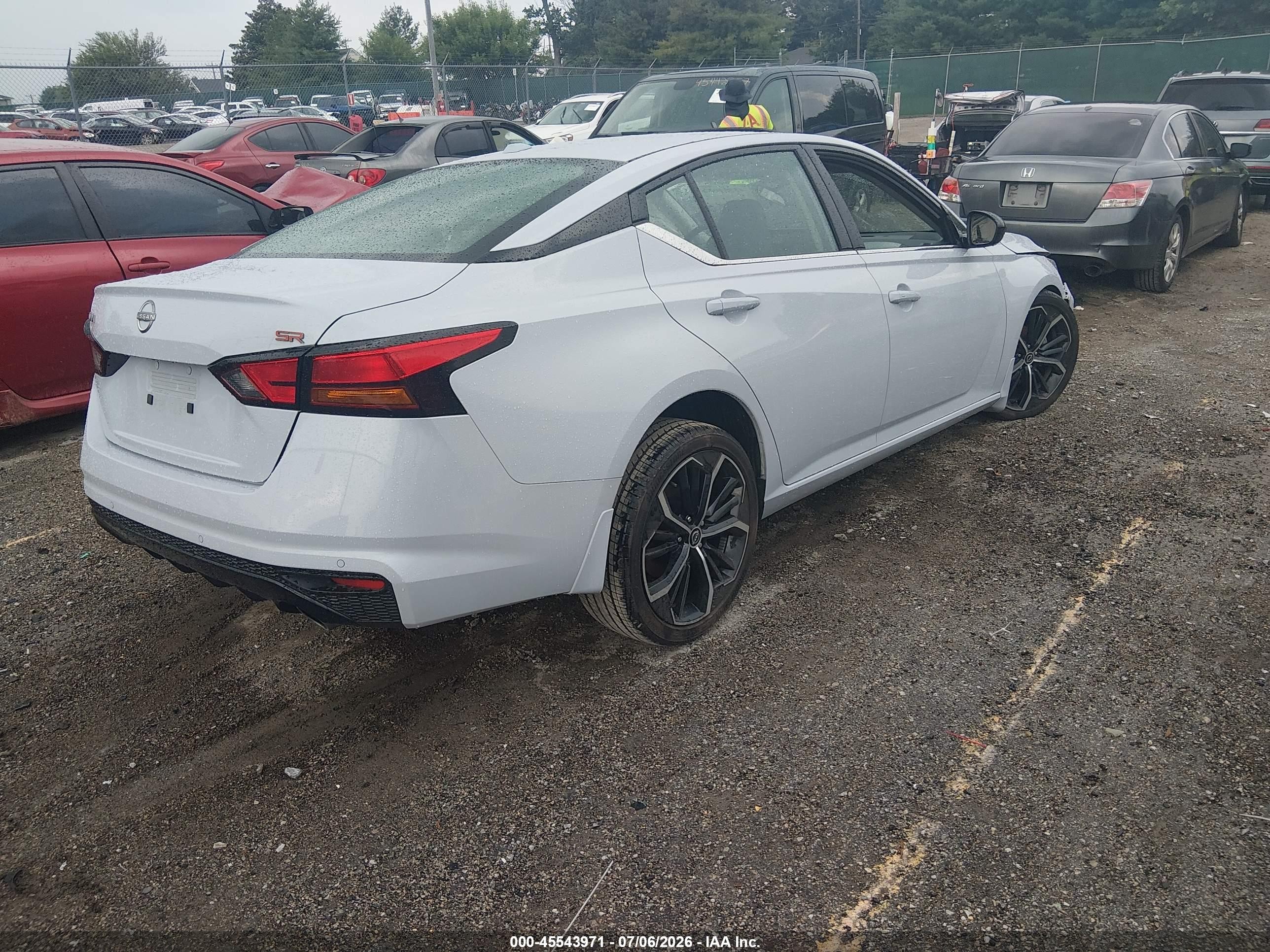 2020 Nissan Altima Sl Fwd Серый vin: 1N4BL4EV0LC156527