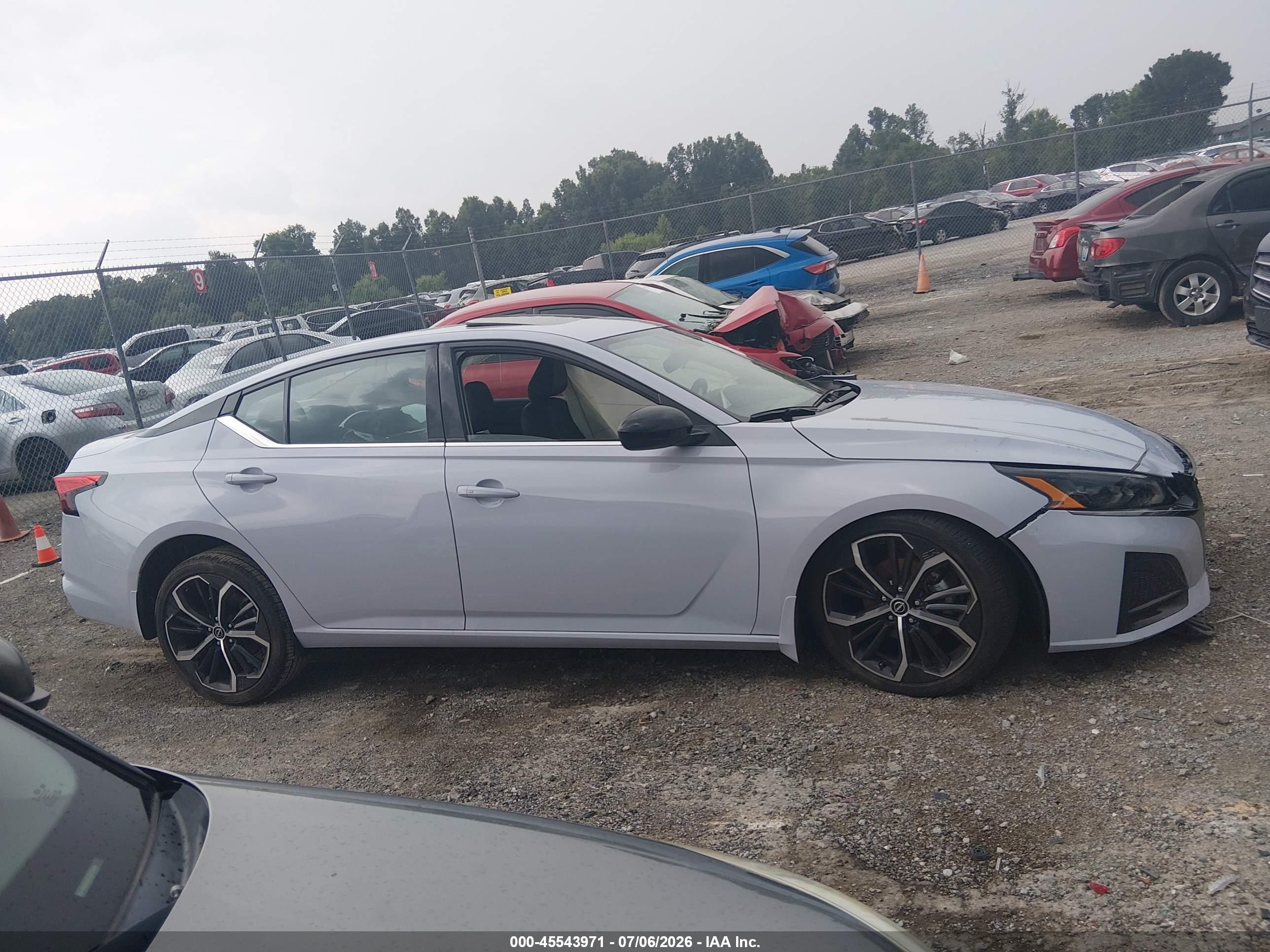 2020 Nissan Altima Sl Fwd Серый vin: 1N4BL4EV0LC156527