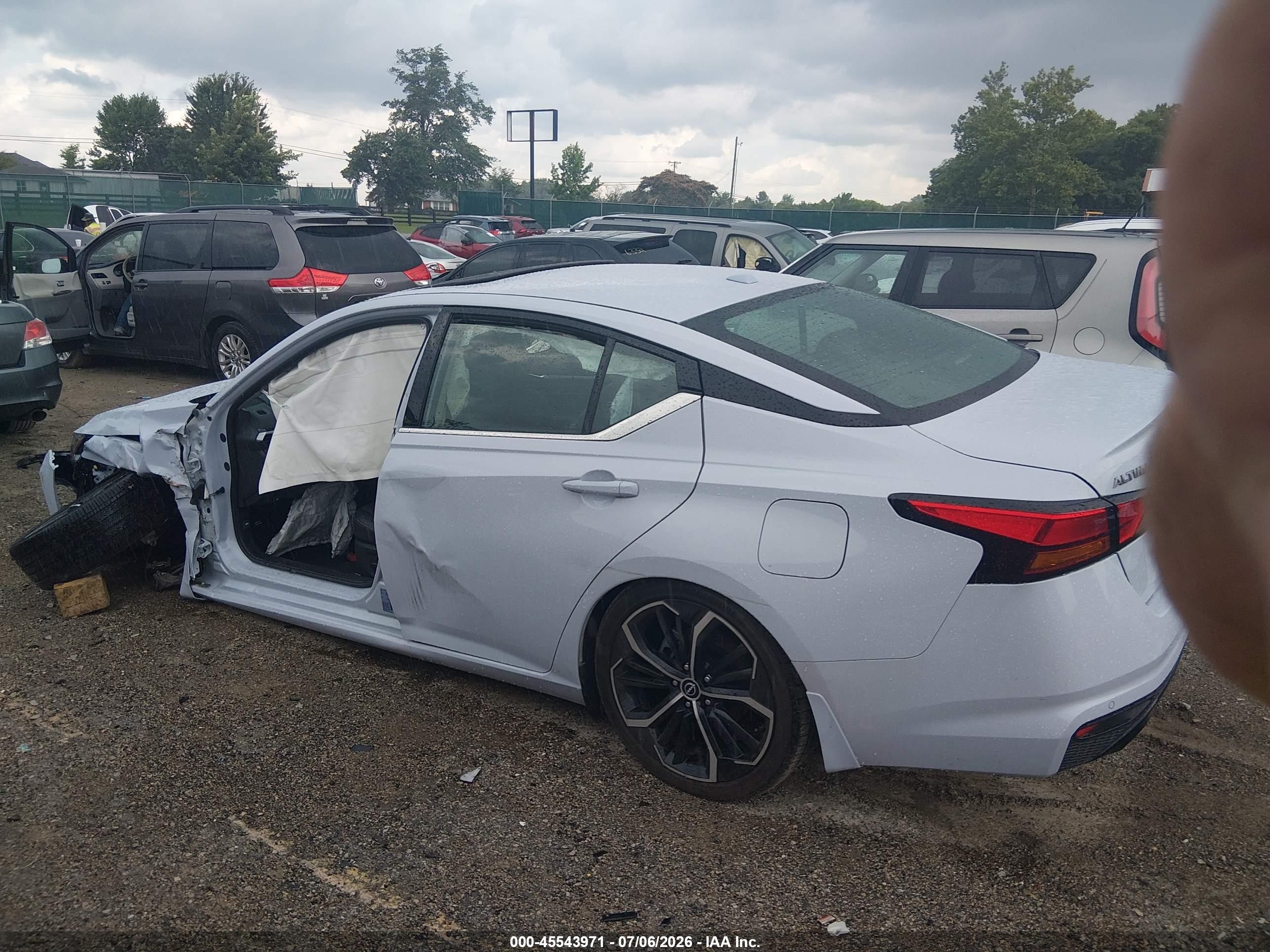 2020 Nissan Altima Sl Fwd Серый vin: 1N4BL4EV0LC156527