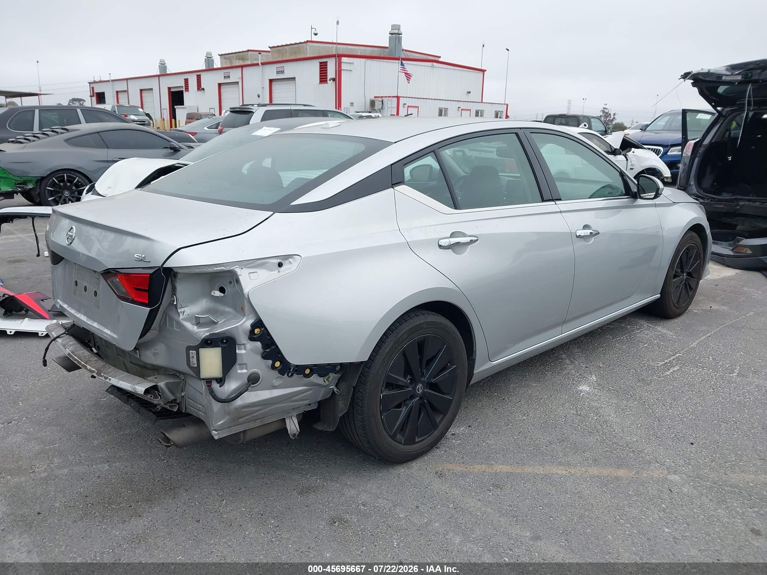 2019 Nissan Altima 2.5 Sl Silver vin: 1N4BL4EV2KC174929