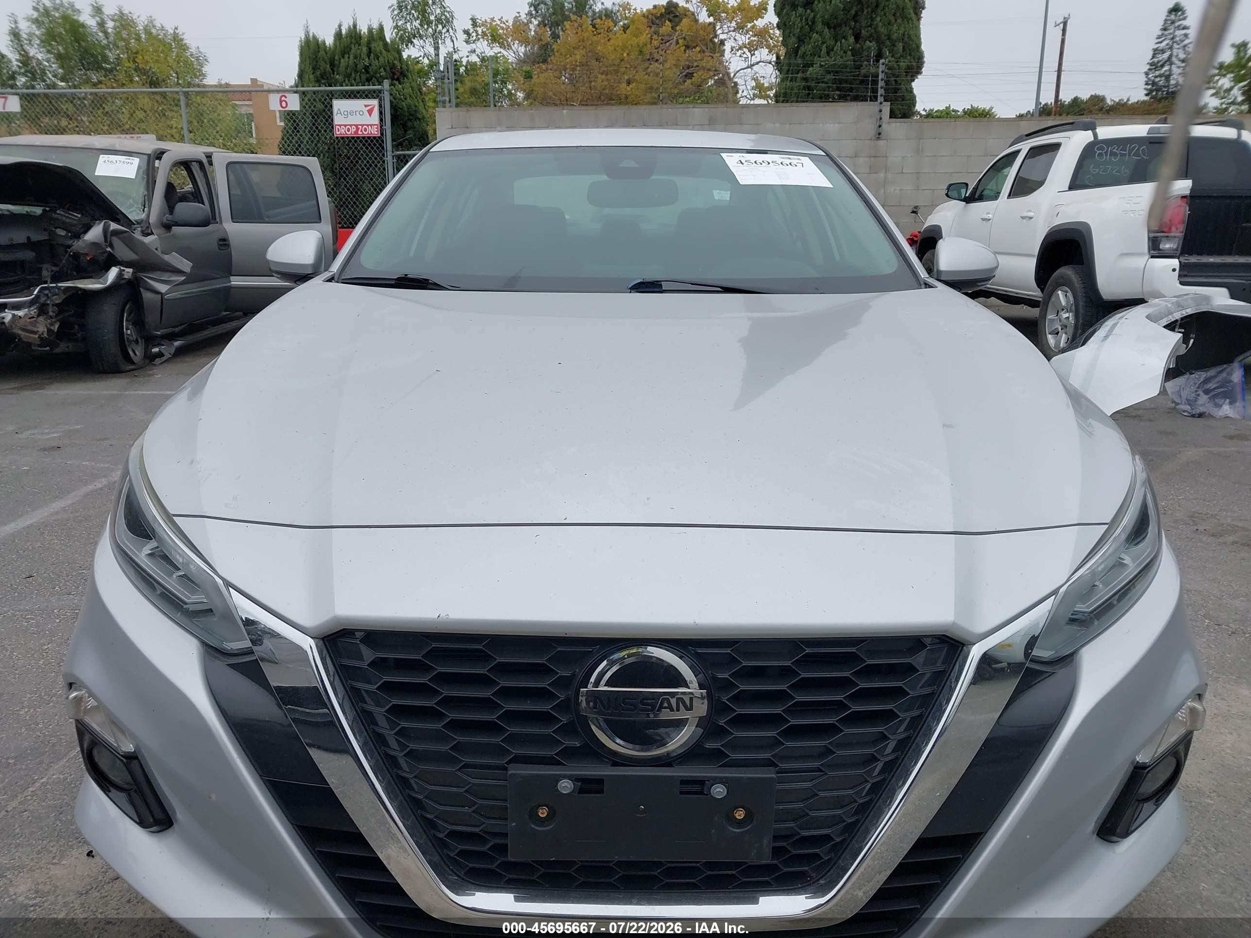 2019 Nissan Altima 2.5 Sl Silver vin: 1N4BL4EV2KC174929