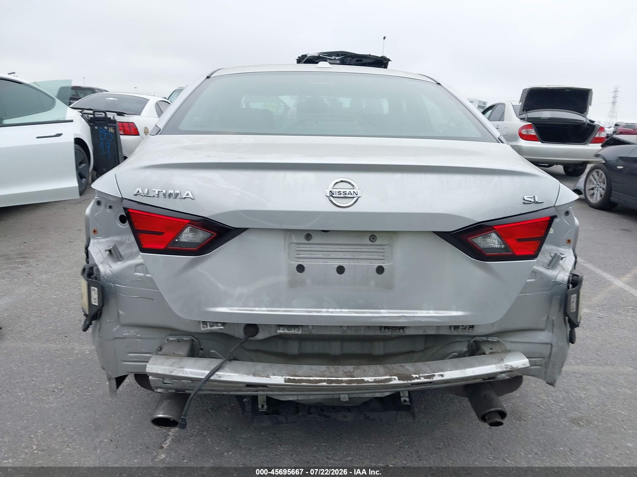 2019 Nissan Altima 2.5 Sl Silver vin: 1N4BL4EV2KC174929