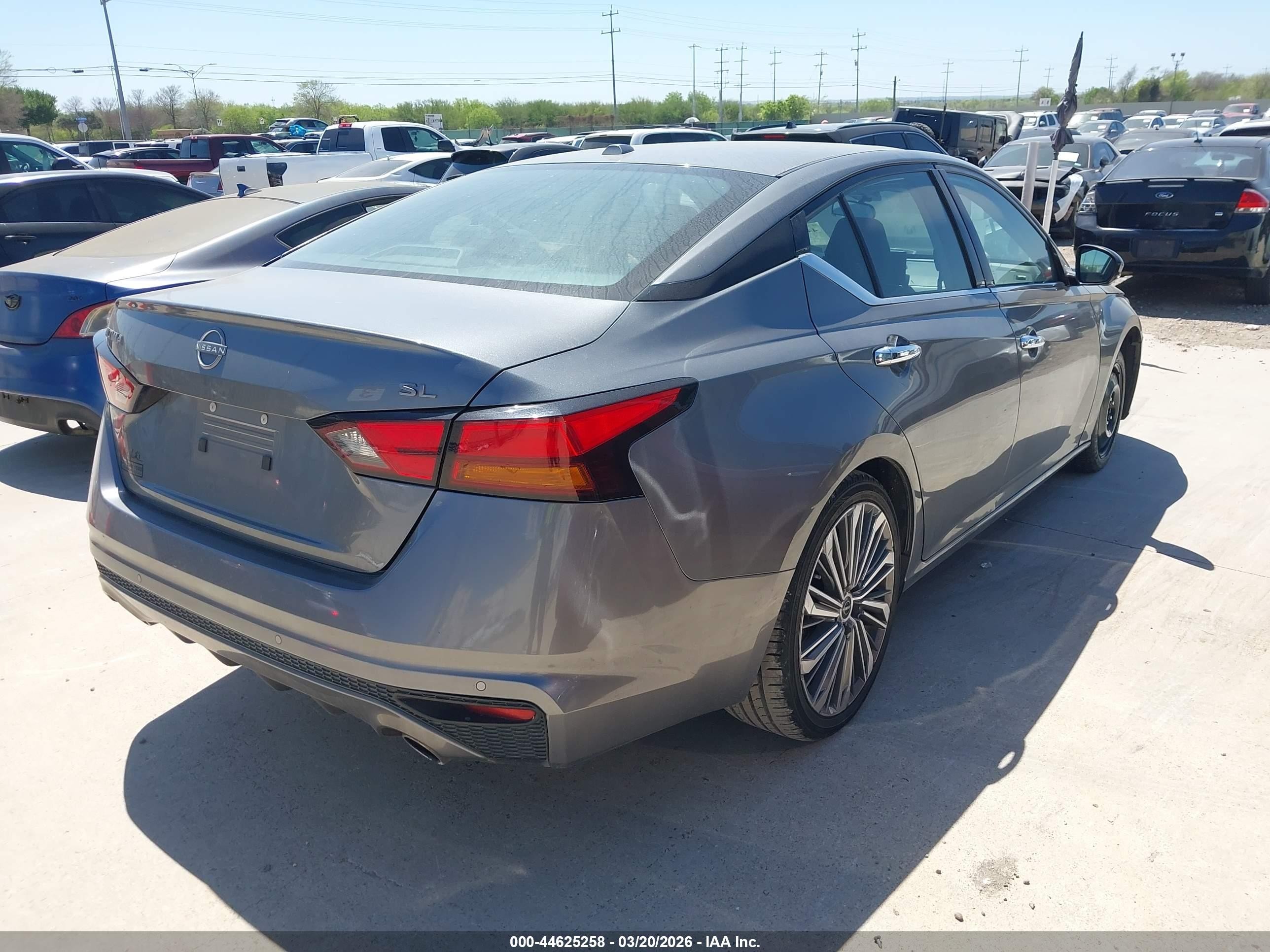 2023 Nissan Altima Sl Fwd Gray vin: 1N4BL4EV2PN346260