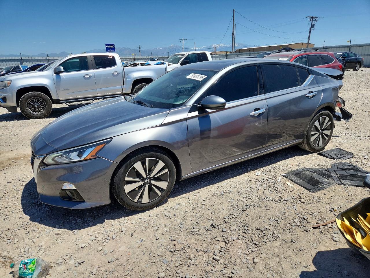 2019 Nissan Altima Sl Charcoal vin: 1N4BL4EV3KC238623
