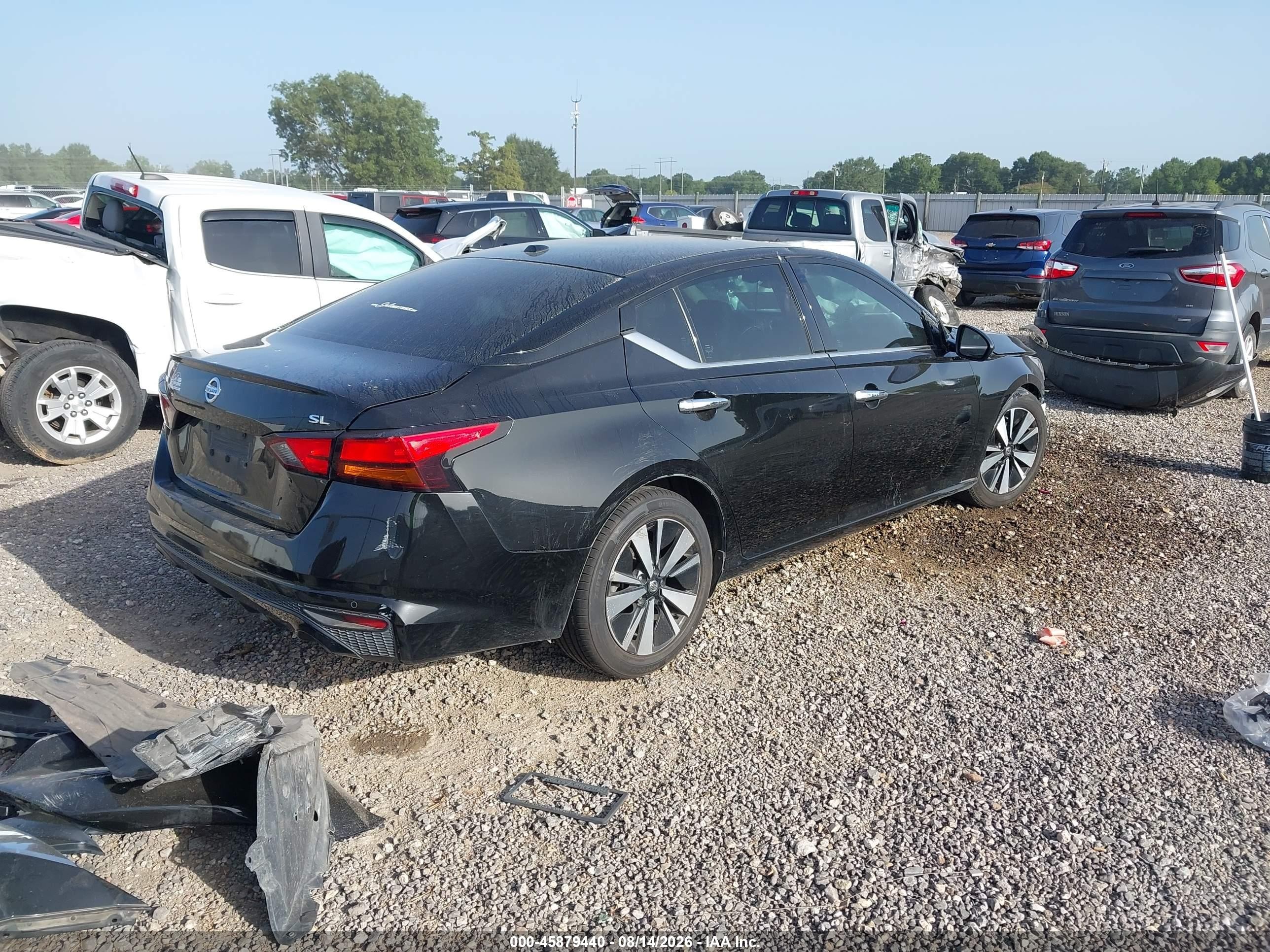 2019 Nissan Altima 2.5 Sl Black vin: 1N4BL4EV3KC241005