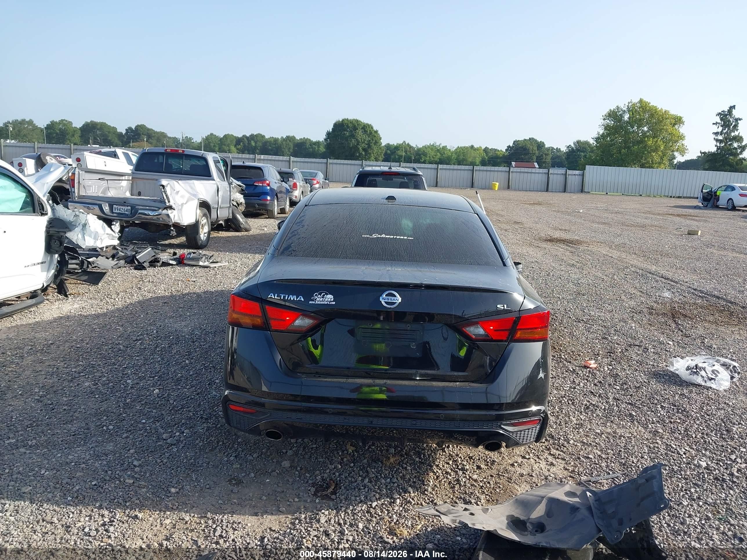 2019 Nissan Altima 2.5 Sl Black vin: 1N4BL4EV3KC241005