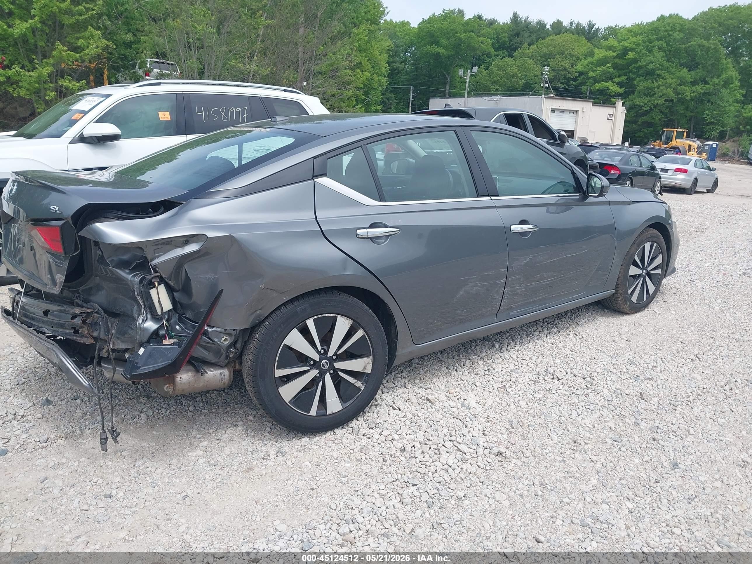 2020 Nissan Altima Sl Fwd Gray vin: 1N4BL4EV3LC158949