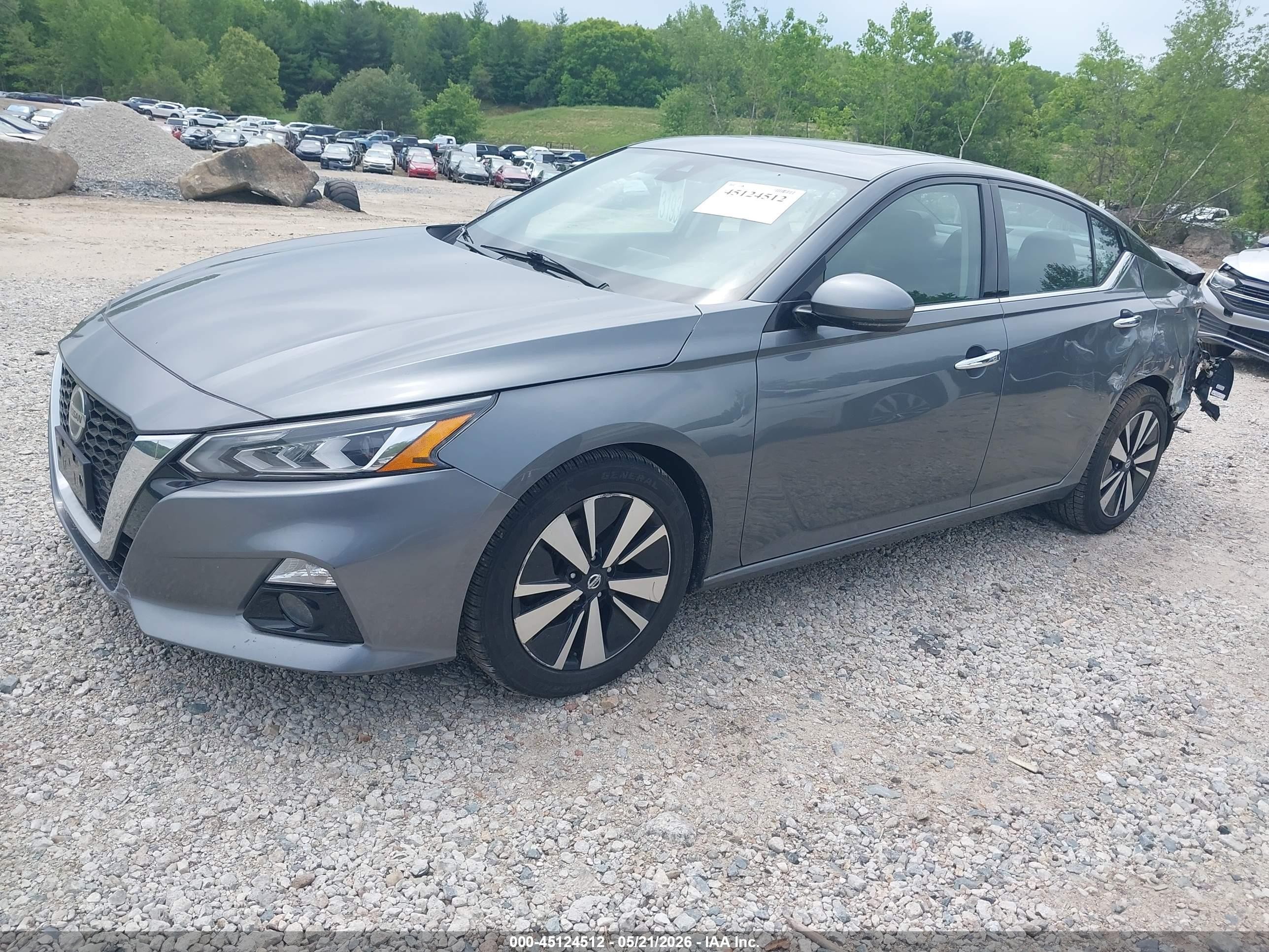 2020 Nissan Altima Sl Fwd Gray vin: 1N4BL4EV3LC158949