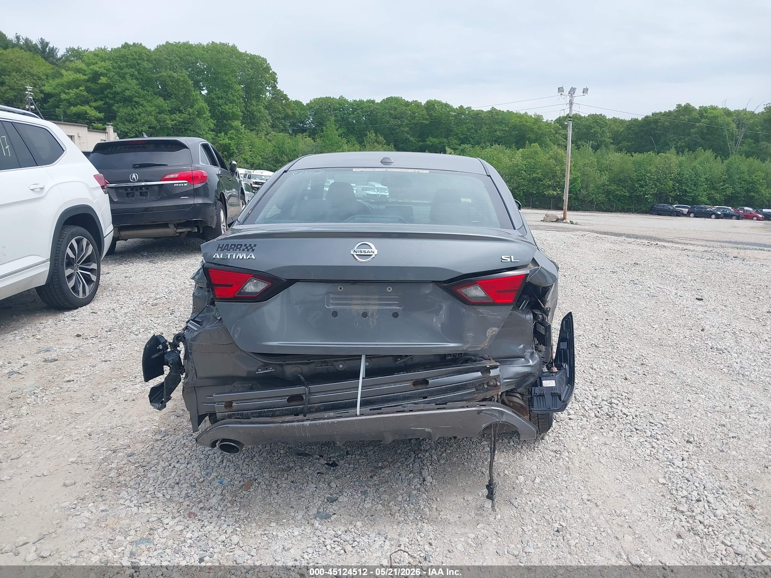 2020 Nissan Altima Sl Fwd Gray vin: 1N4BL4EV3LC158949