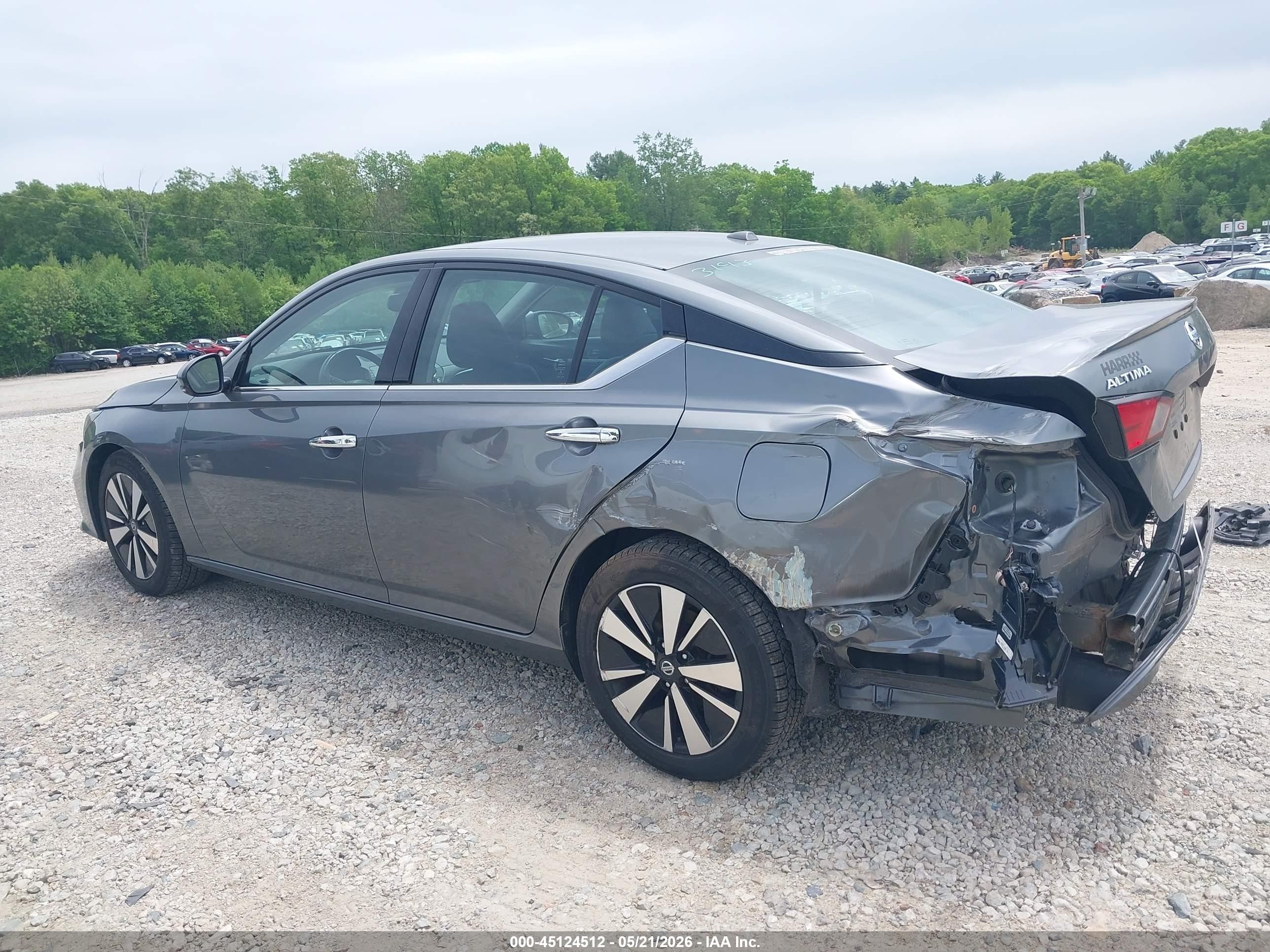 2020 Nissan Altima Sl Fwd Gray vin: 1N4BL4EV3LC158949