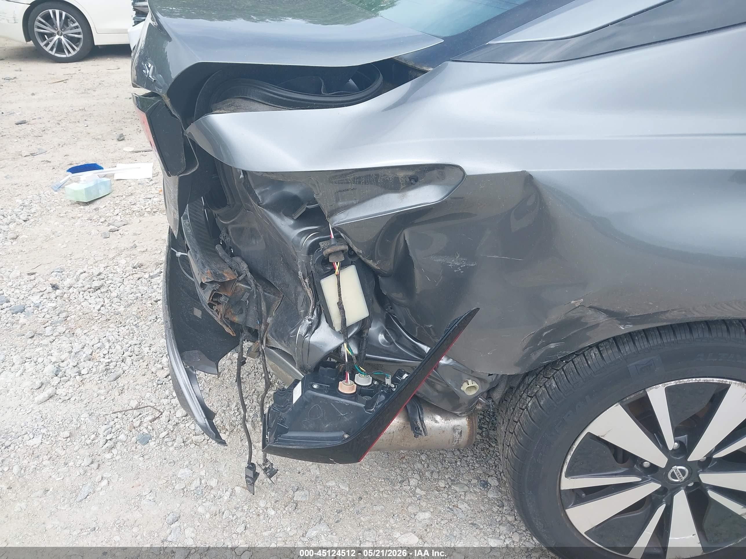 2020 Nissan Altima Sl Fwd Gray vin: 1N4BL4EV3LC158949